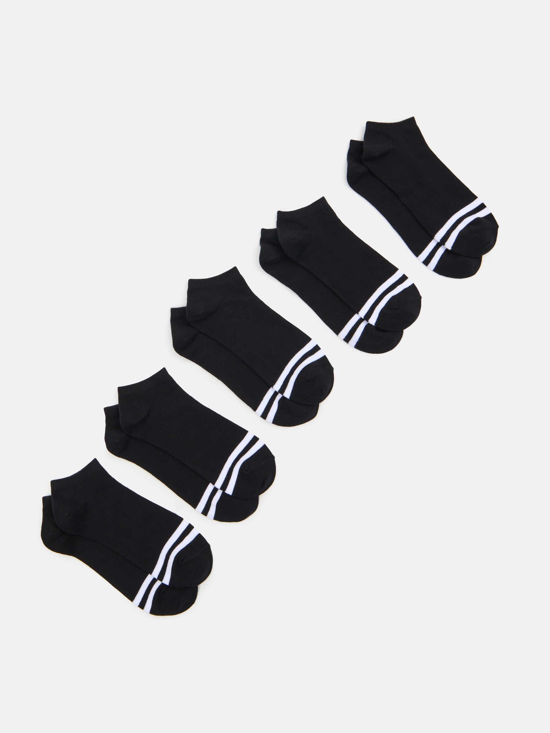 Sinsay - Skarpetki z bawełną 5 pack - czarny