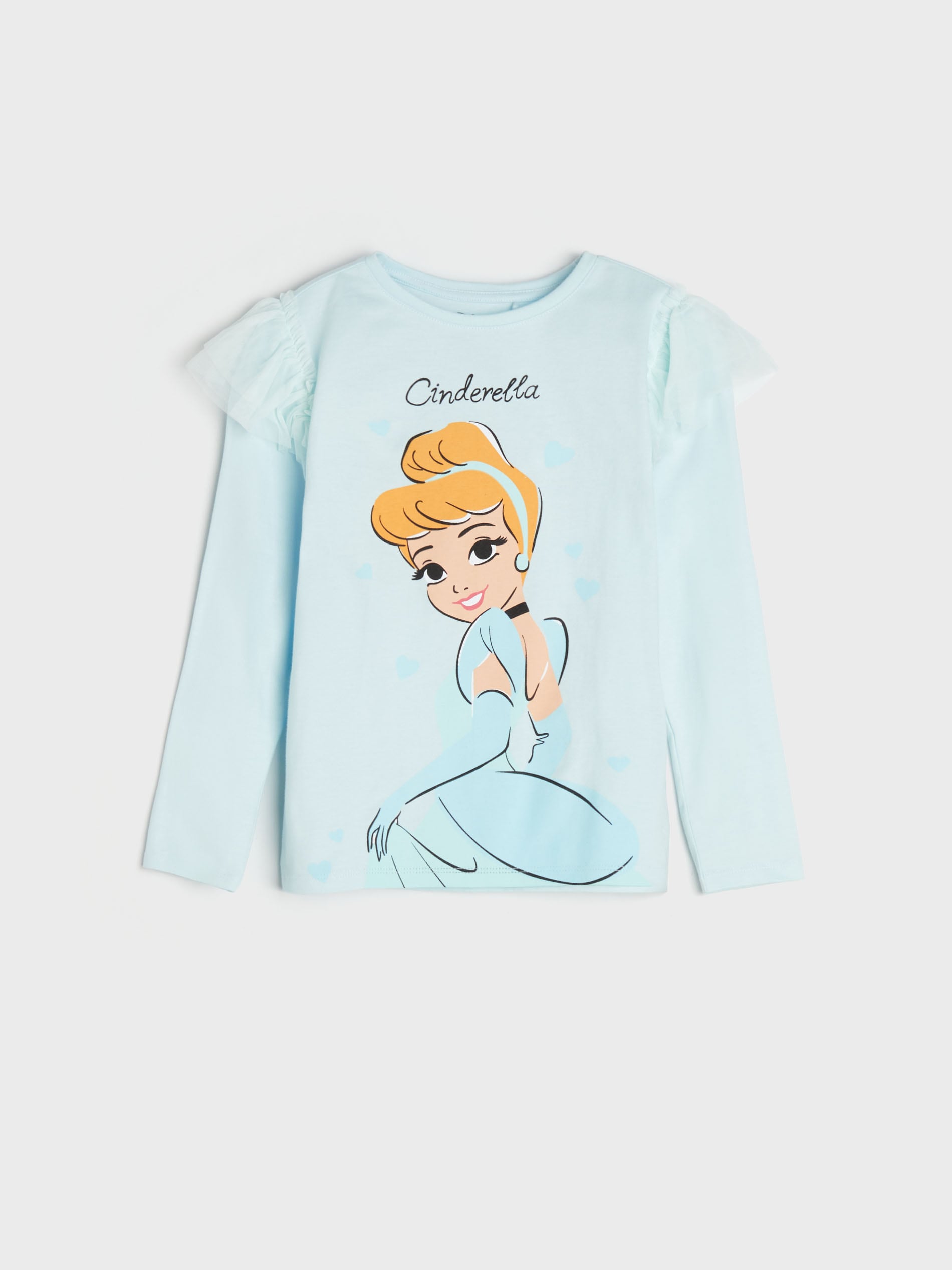 Sinsay - Bluza S Dugim Rukavima Disney - Bledoplavo