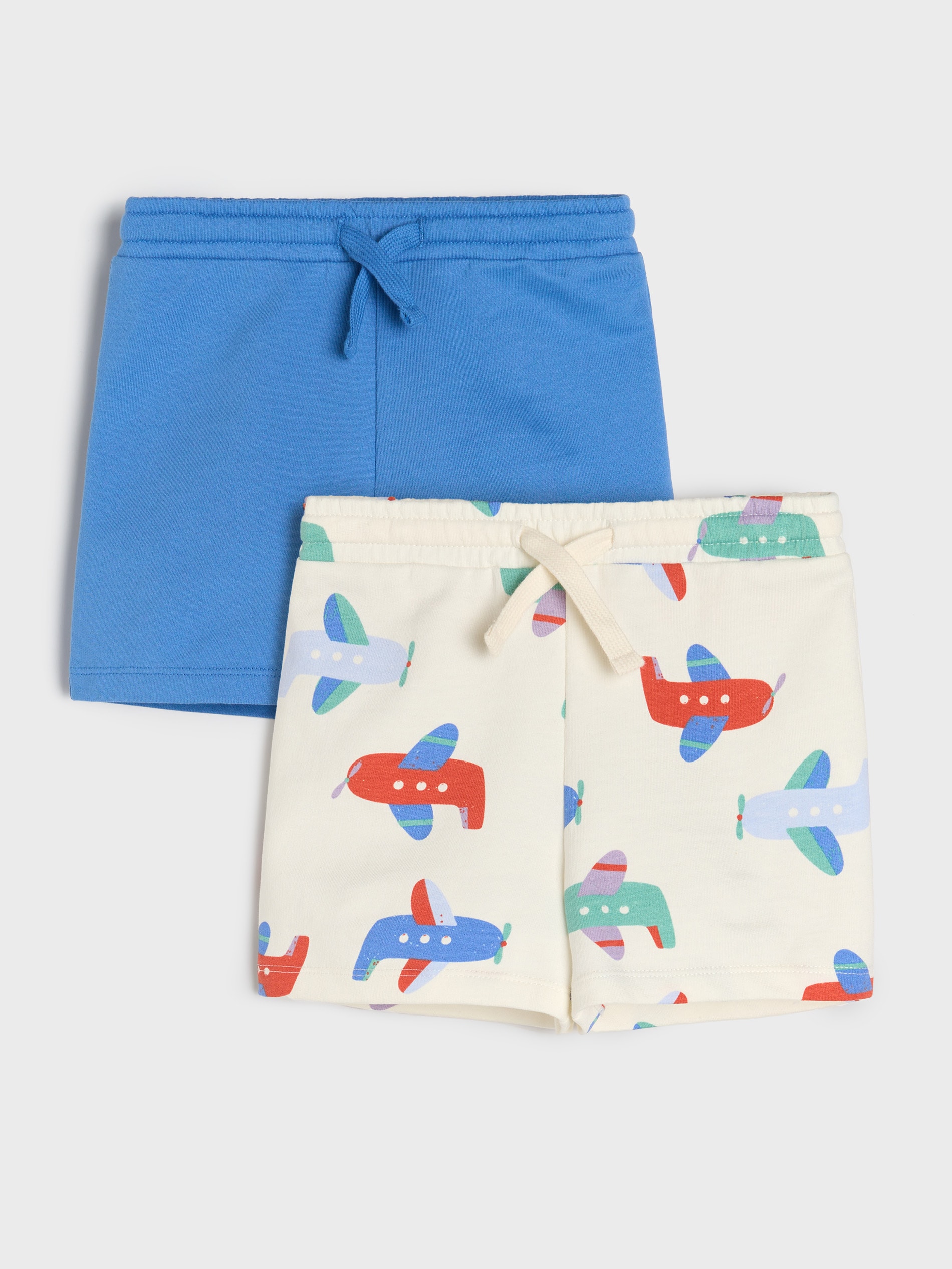 Sinsay - Szorty dresowe 2 pack - kremowy