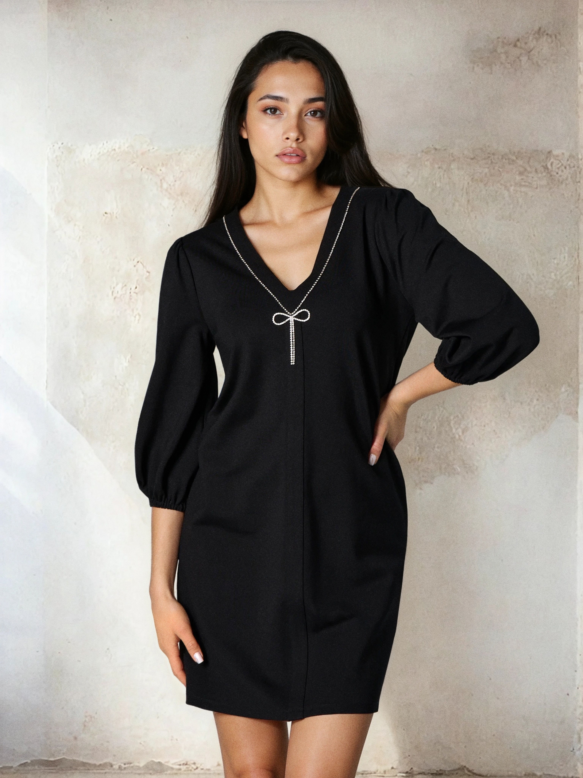 Sinsay - Mini φόρεμα - μαυρο φωτογραφία