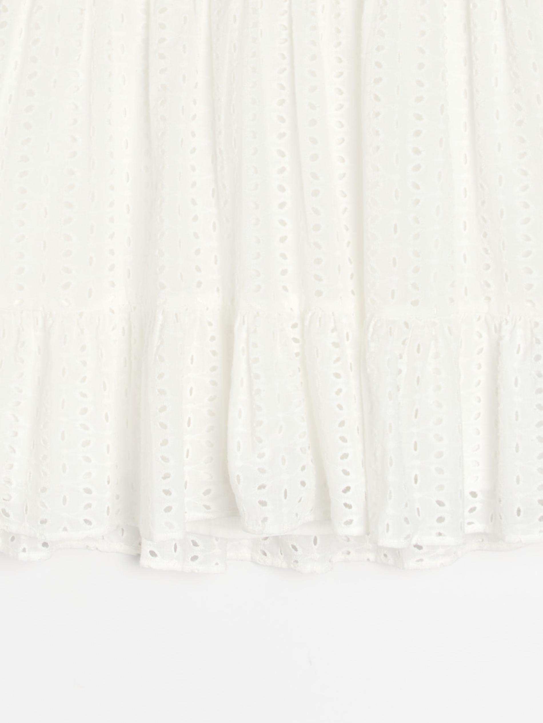 Sinsay - Δαντελένιο μίνι φόρεμα - λευκο φωτογραφία