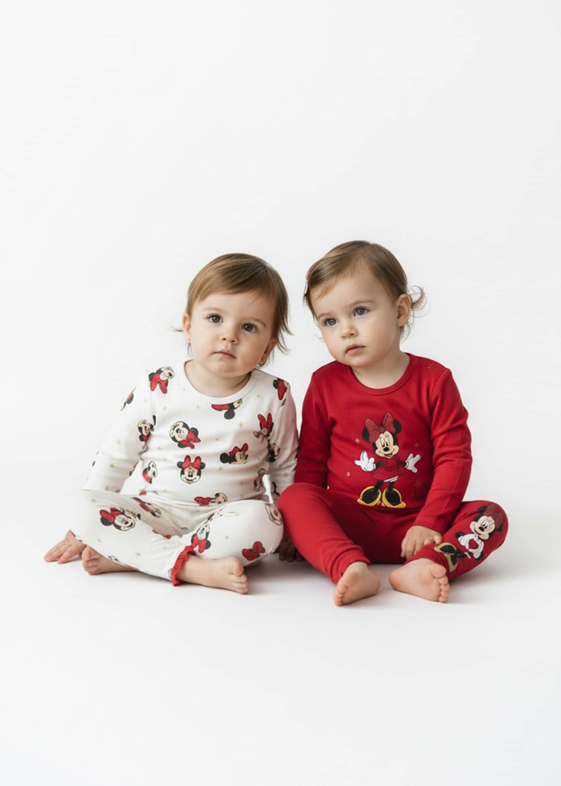 Sinsay - Body 2 pack Minnie Mouse - kremowy