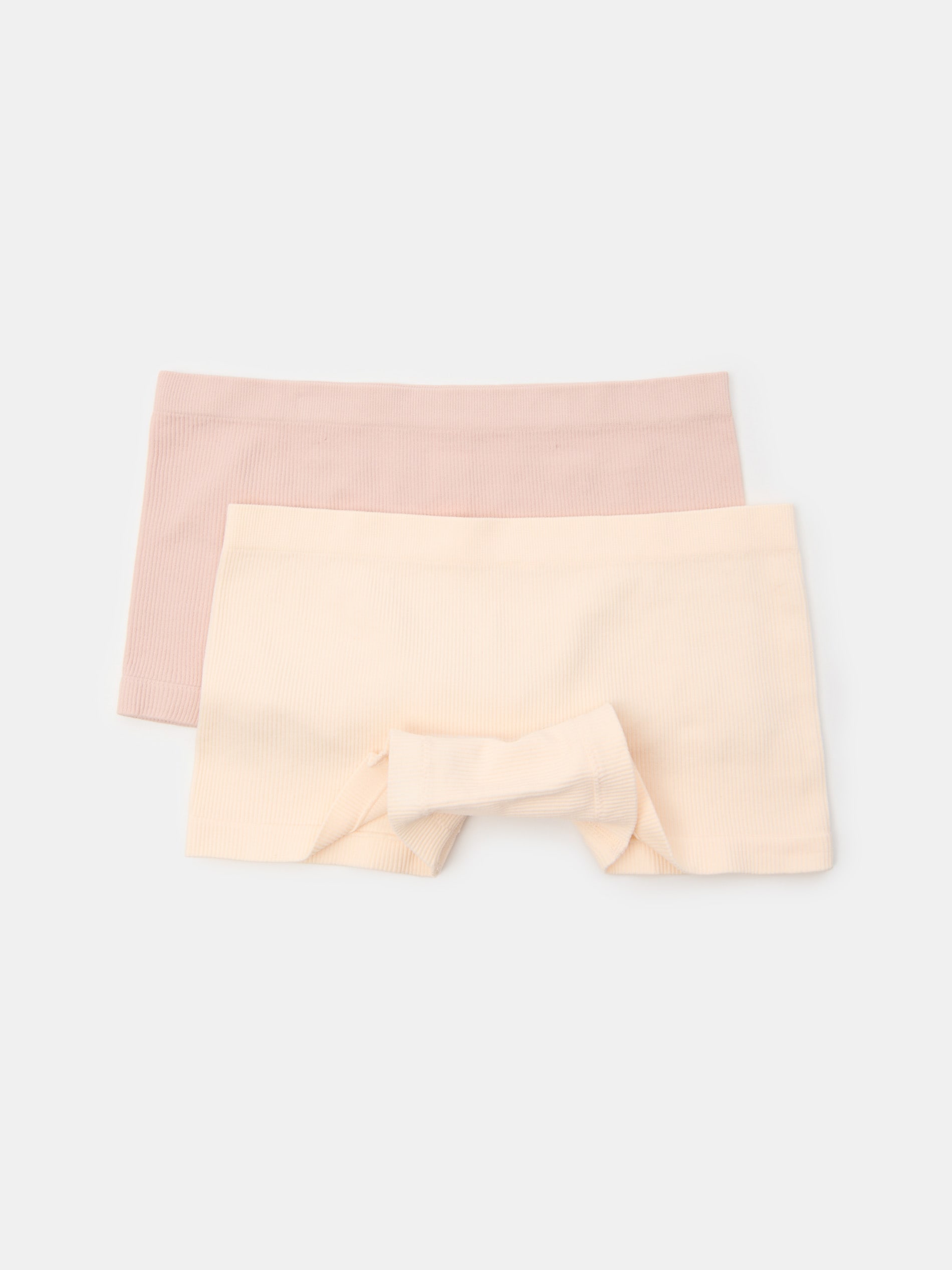 Sinsay - Prążkowane bokserki 2 pack - beżowy