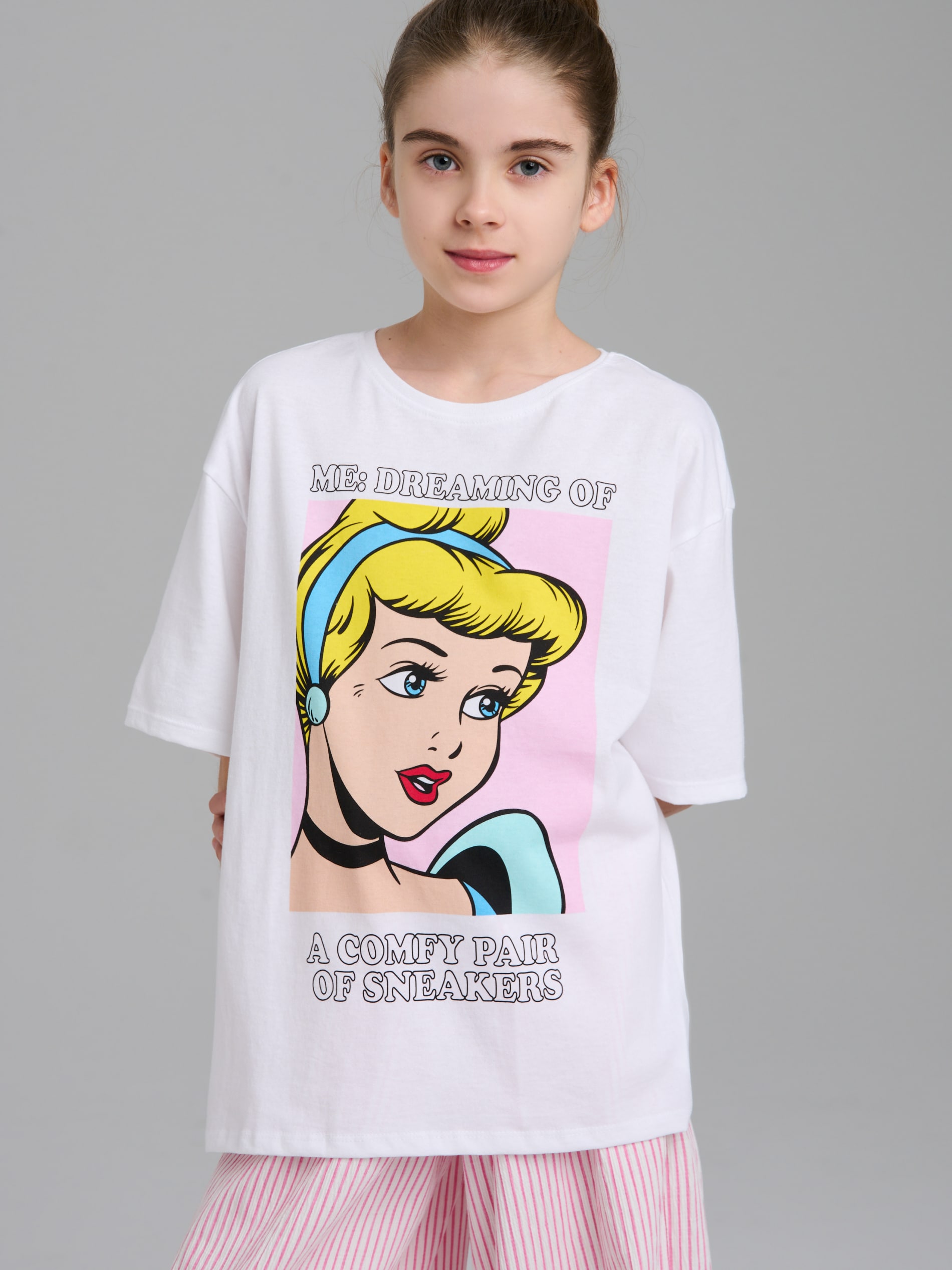 Sinsay - Koszulka Disney Princesses - biały