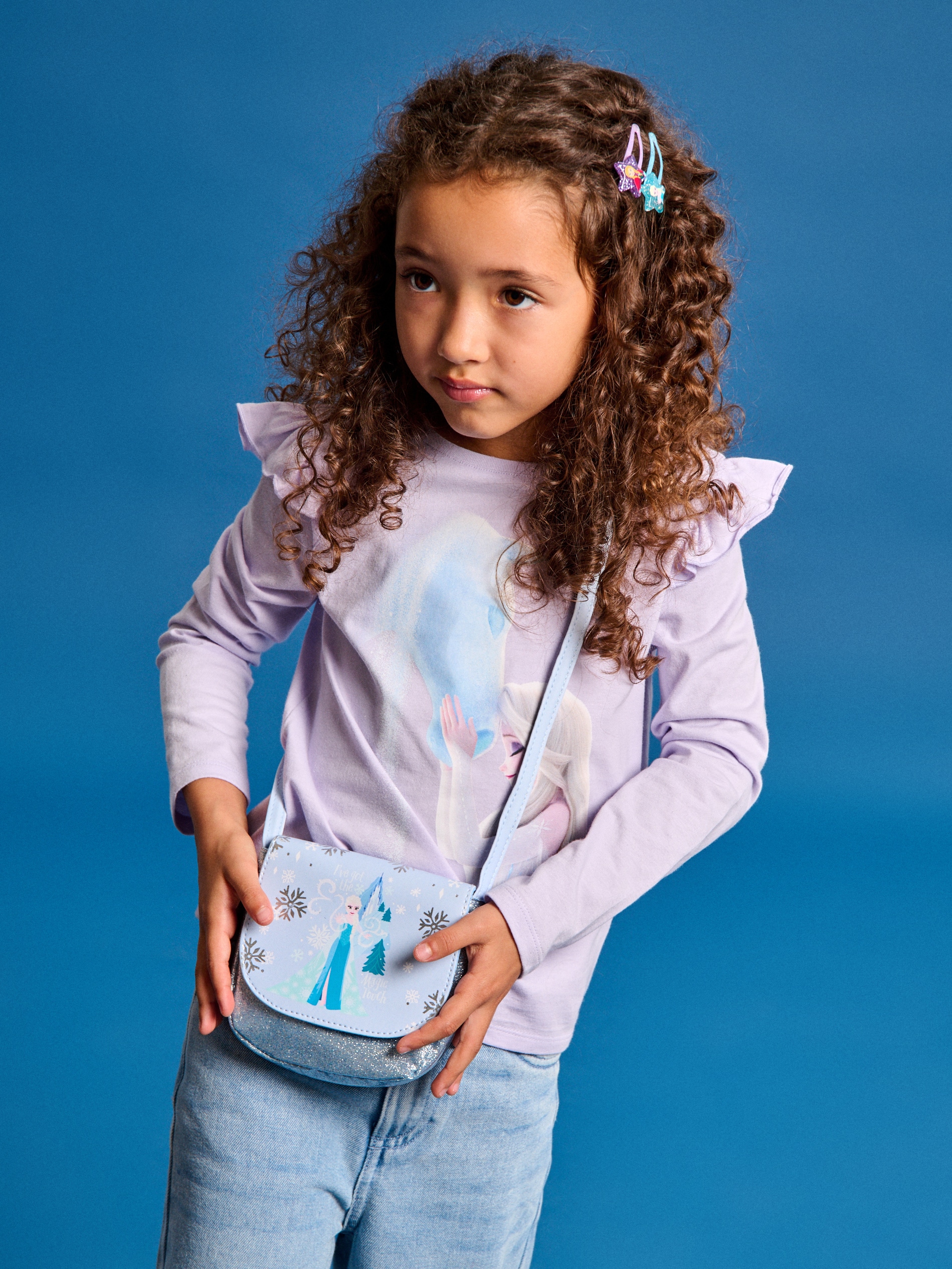 Sinsay - Μικρή τσάντα με μακρύ λουράκι Frozen - μπλε παλ φωτογραφία