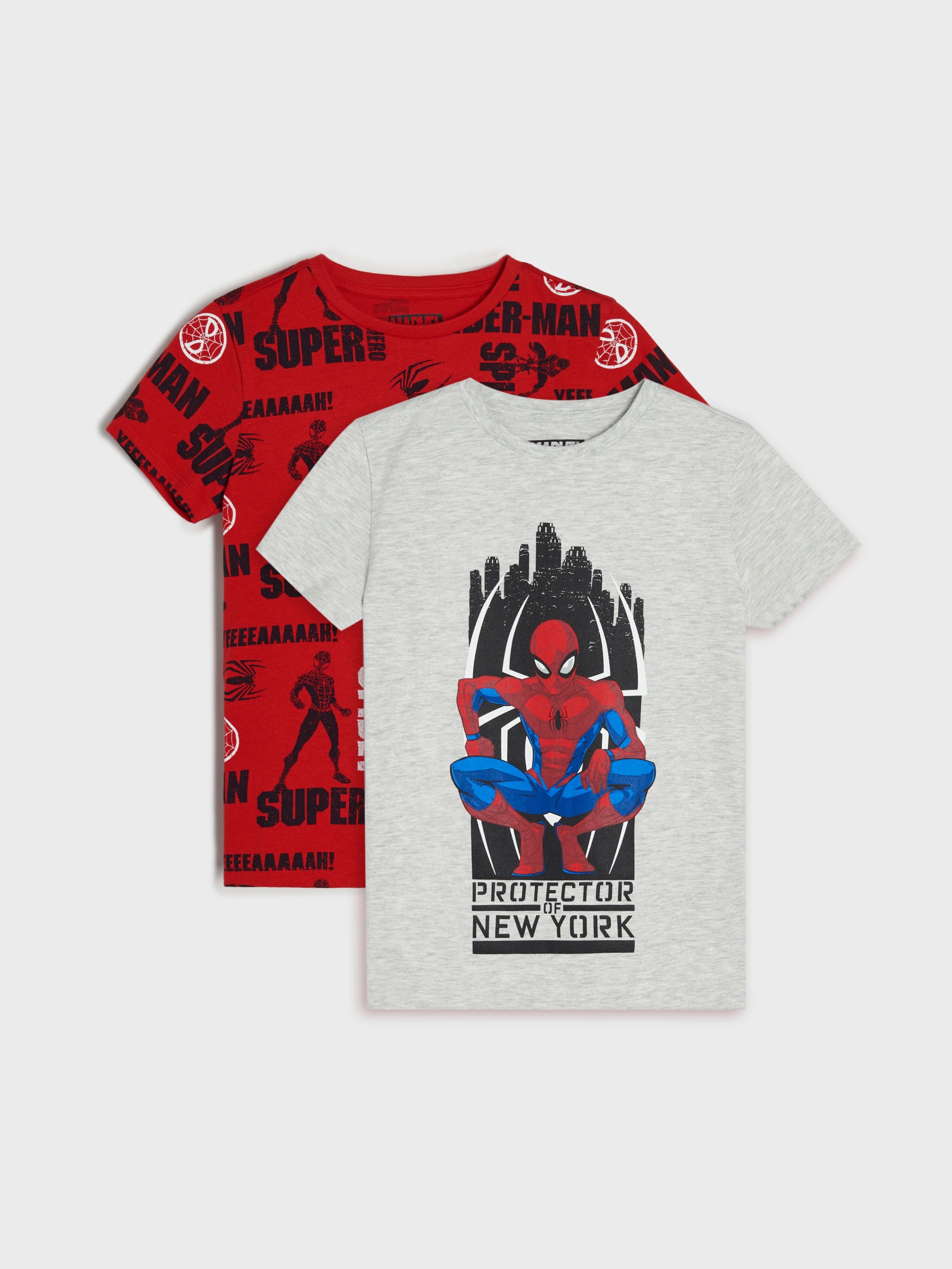 Sinsay - Koszulki Spider-Man 2 pack - wielobarwny
