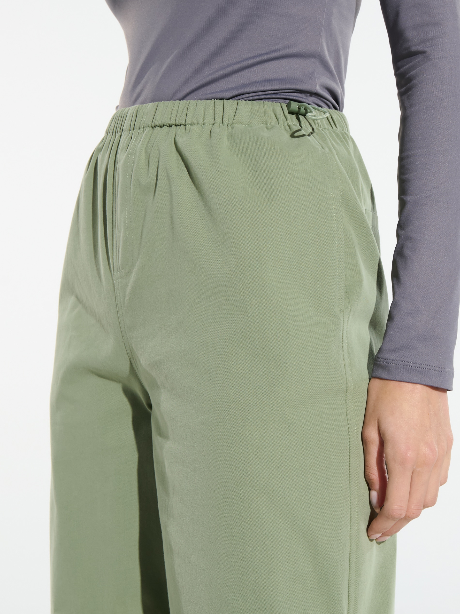 Sinsay - Parachute Pantalone - Tamno Zelena