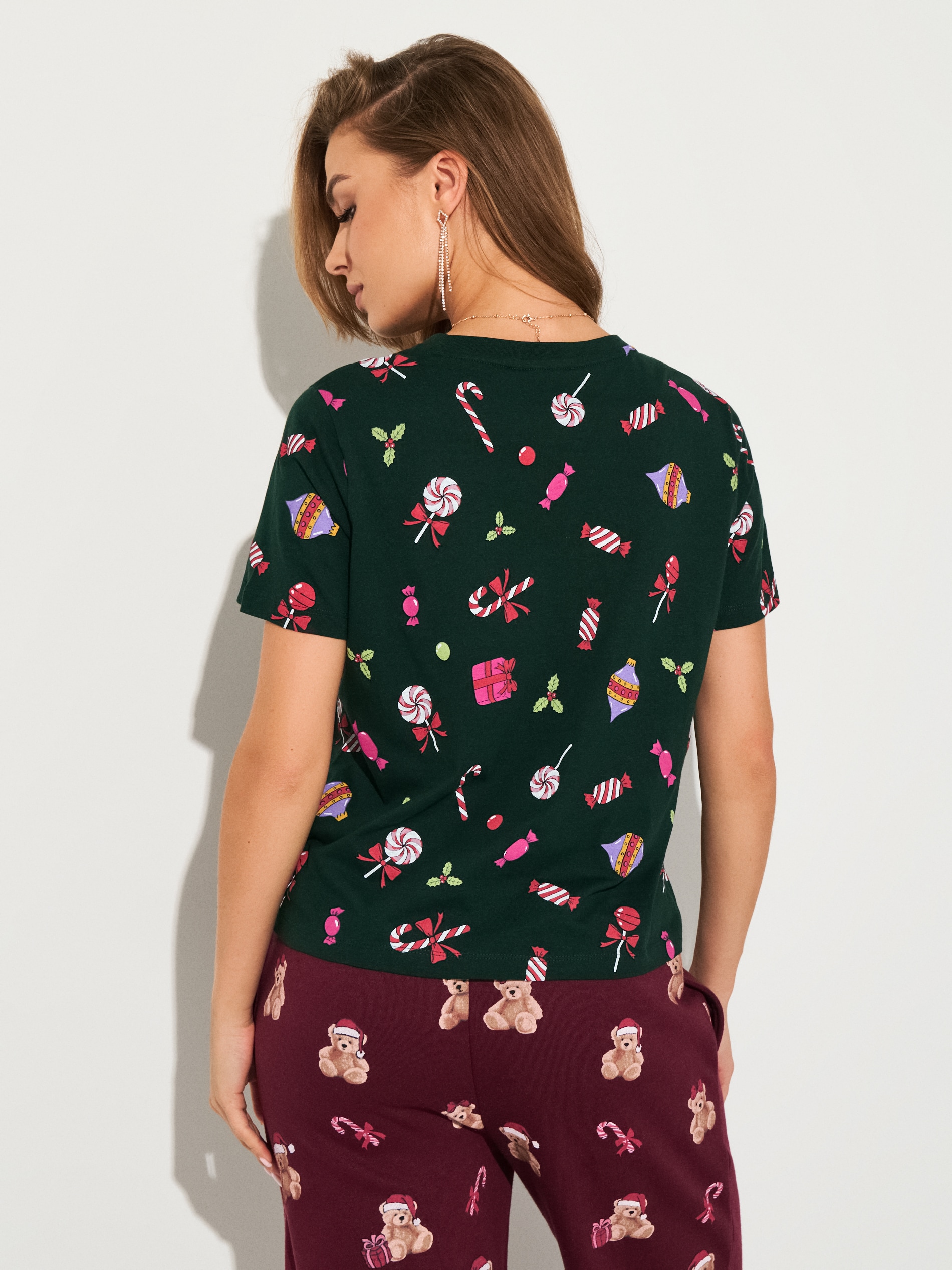 Sinsay - Βαμβακερό μπλουζάκι - γαλαζοπρασινο φωτογραφία