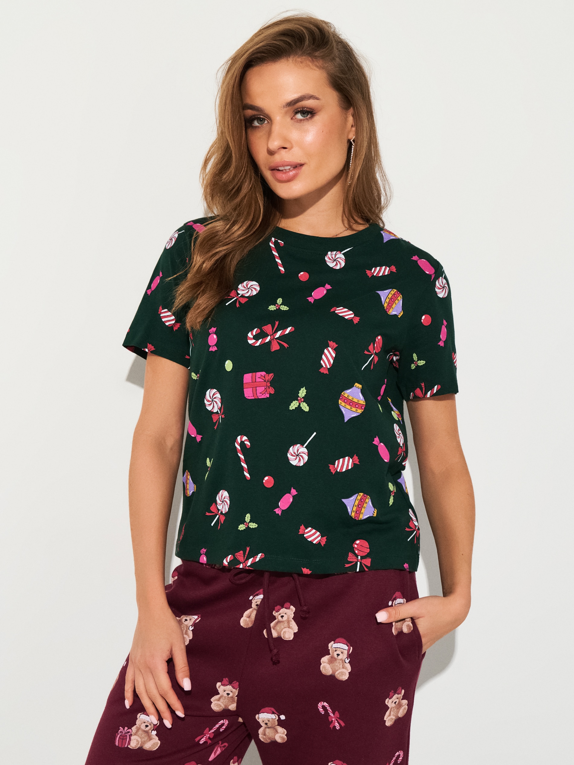 Sinsay - Βαμβακερό μπλουζάκι - γαλαζοπρασινο φωτογραφία