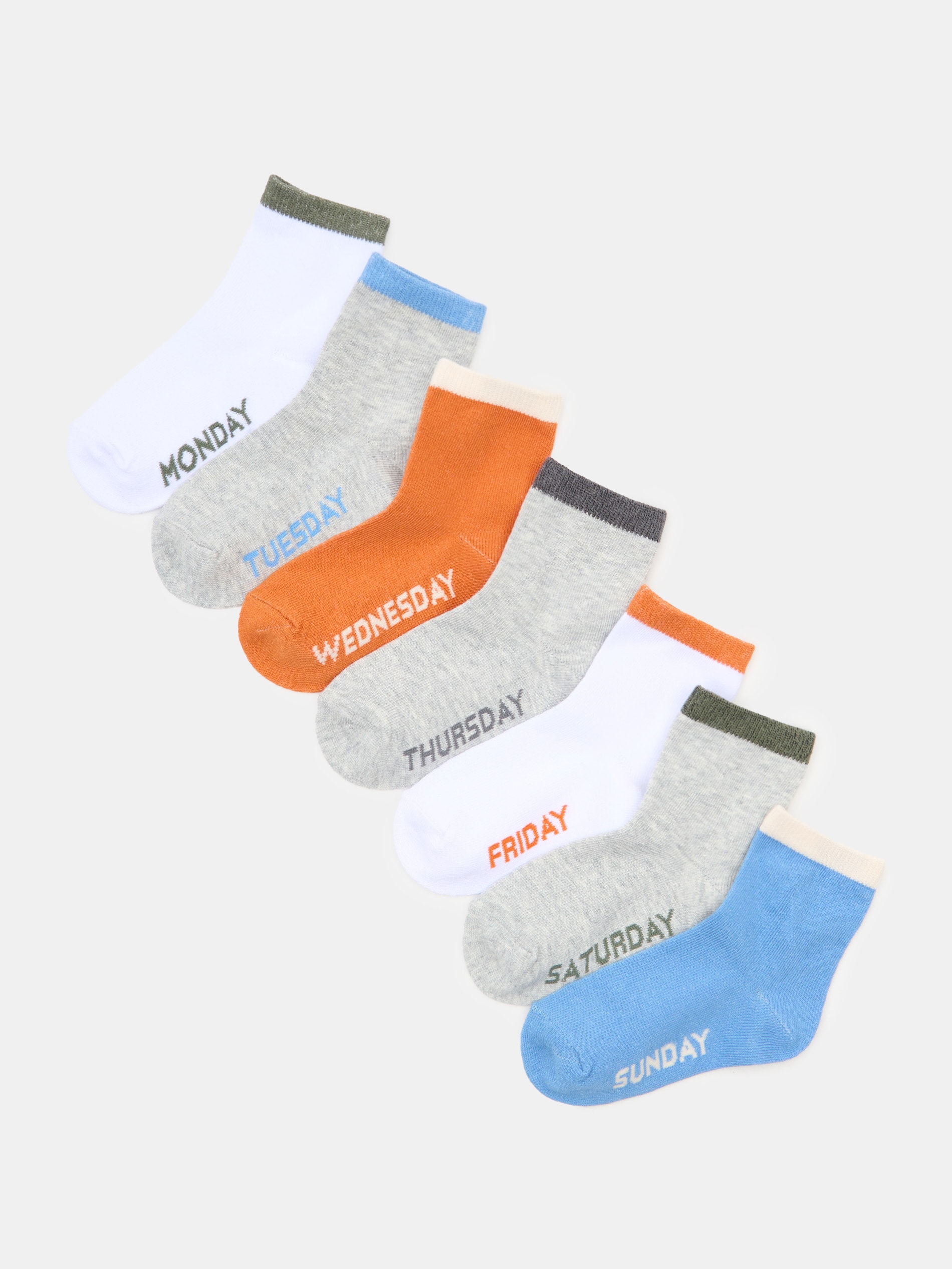 Sinsay - Skarpetki 7 pack - biały