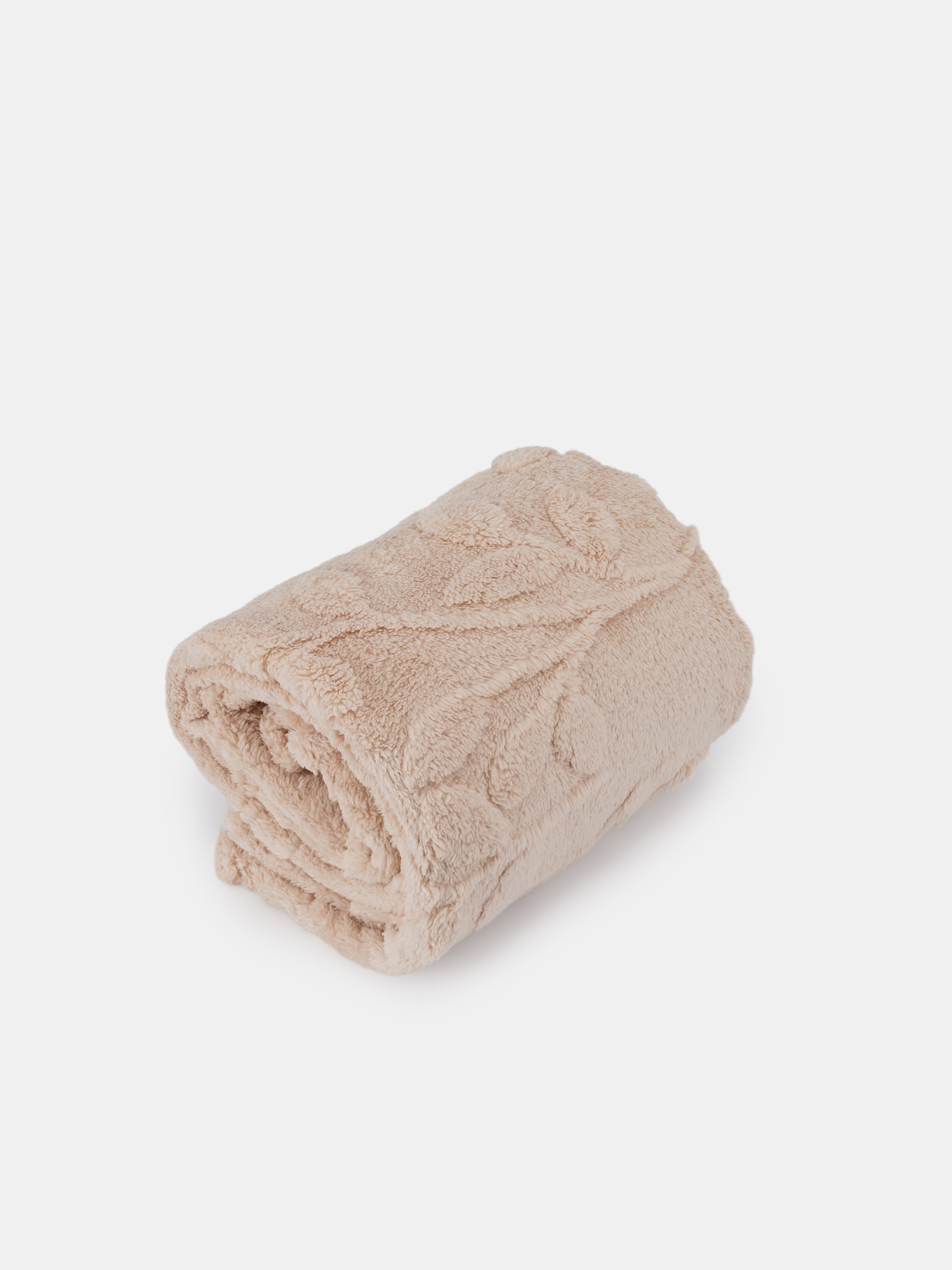 Sinsay - Κουβέρτα με φυτικό σχέδιο - μπεζ φωτογραφία