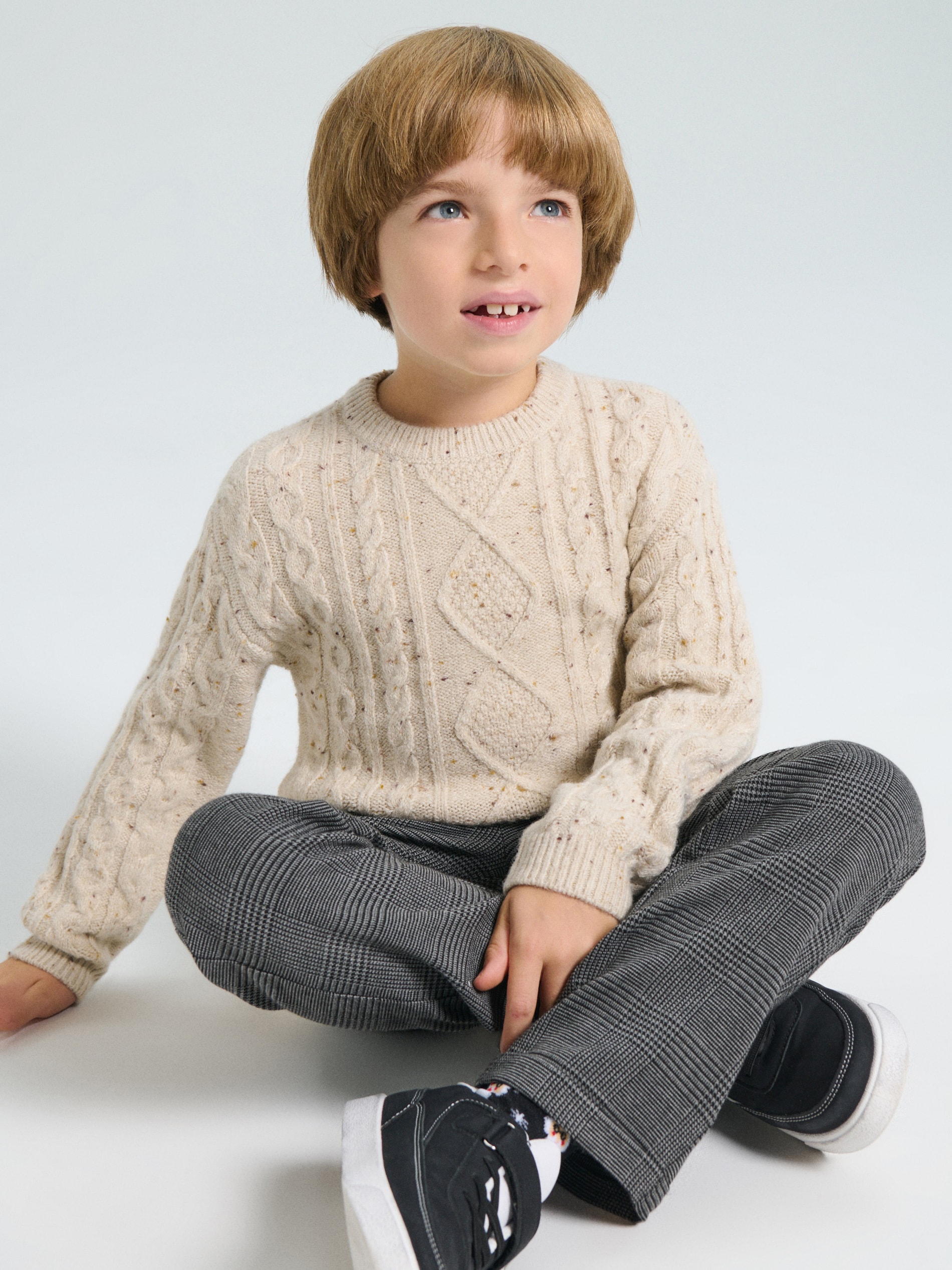 Sinsay - Παντελόνι pull-on με μείγμα βισκόζης - σκουρο γκρι φωτογραφία