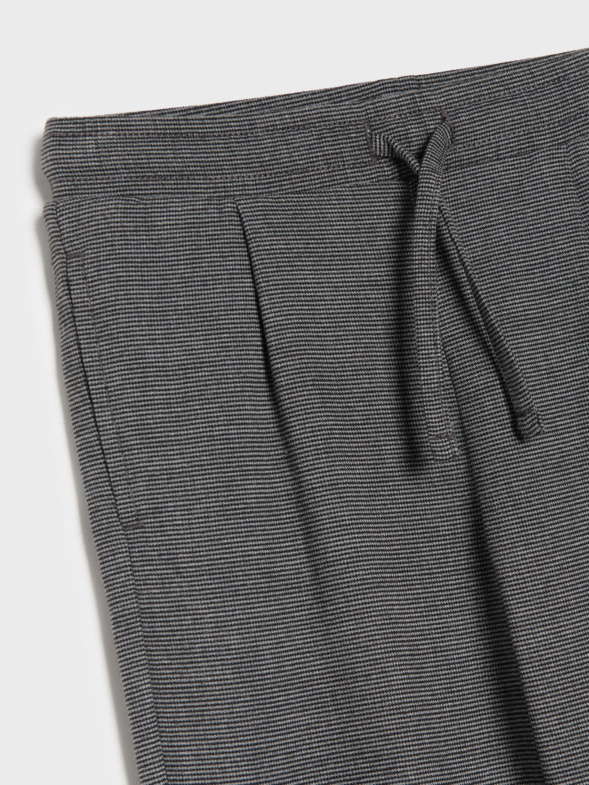 Sinsay - Παντελόνι pull-on με μείγμα βισκόζης - σκουρο γκρι φωτογραφία