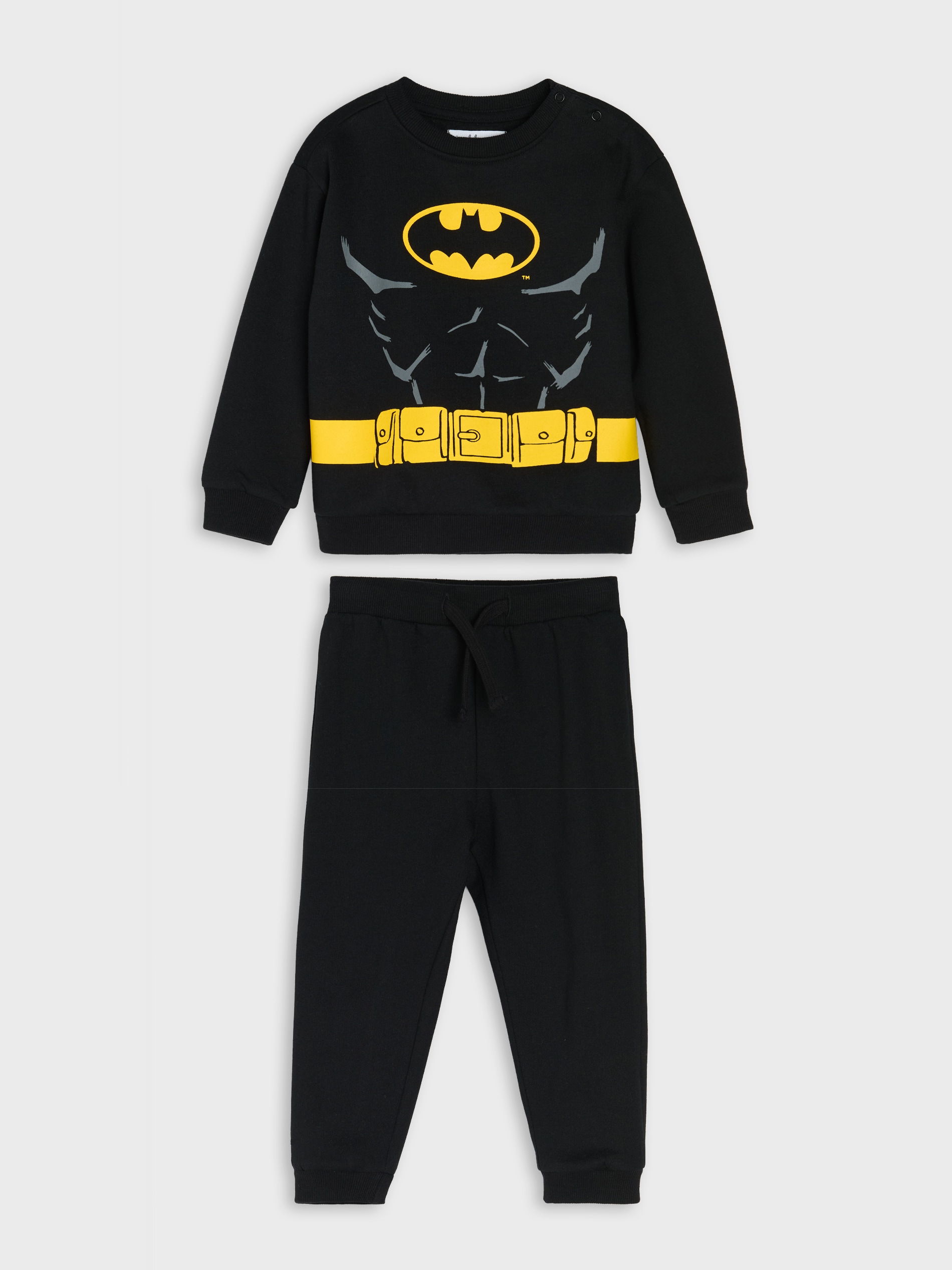 Sinsay - Komplet: bluza i spodnie Batman - czarny