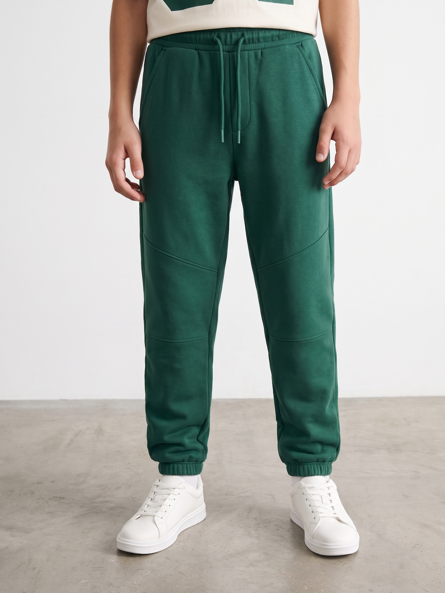 Donji dio trenirke loose jogger - green spruce - SINSAY - original4