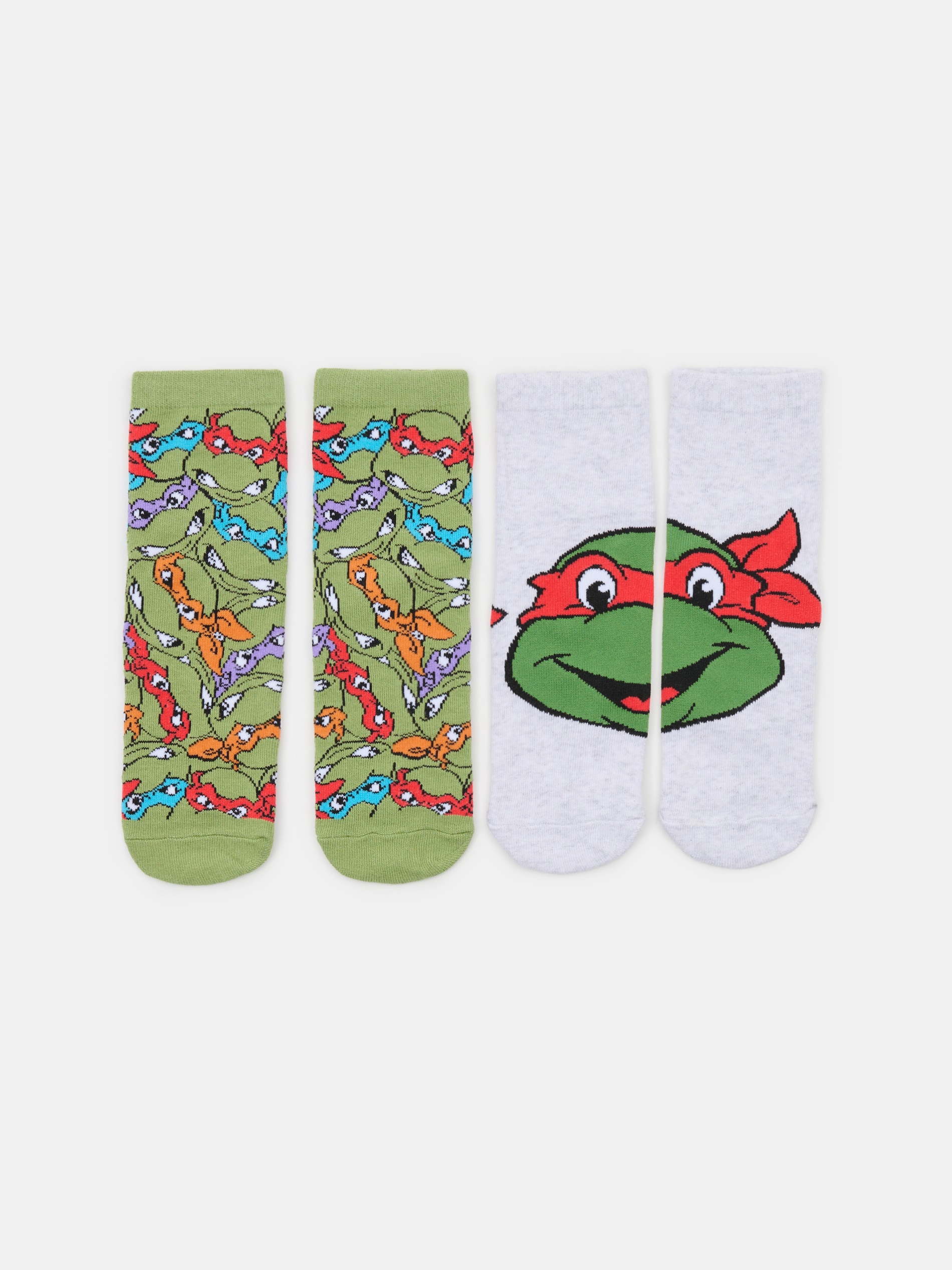 Sinsay - Skarpetki 2 pack Teenage Mutant Ninja Turtles - zielony