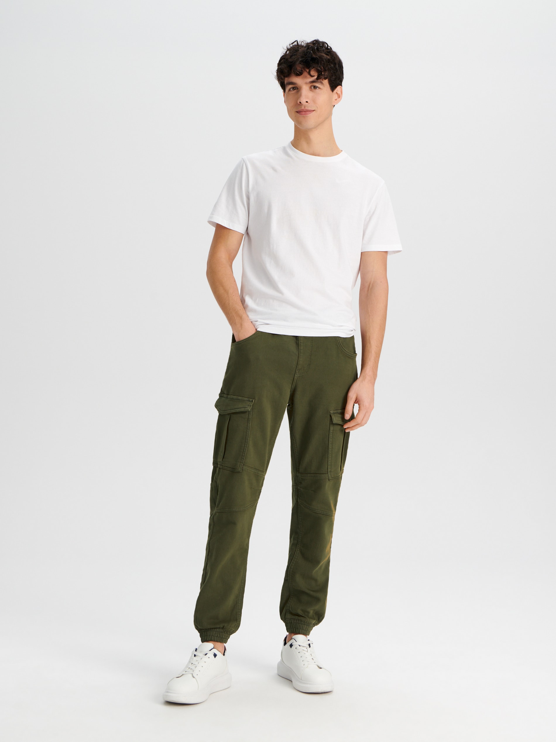 Sinsay - Cargo farmer - Khaki termék 2. képe