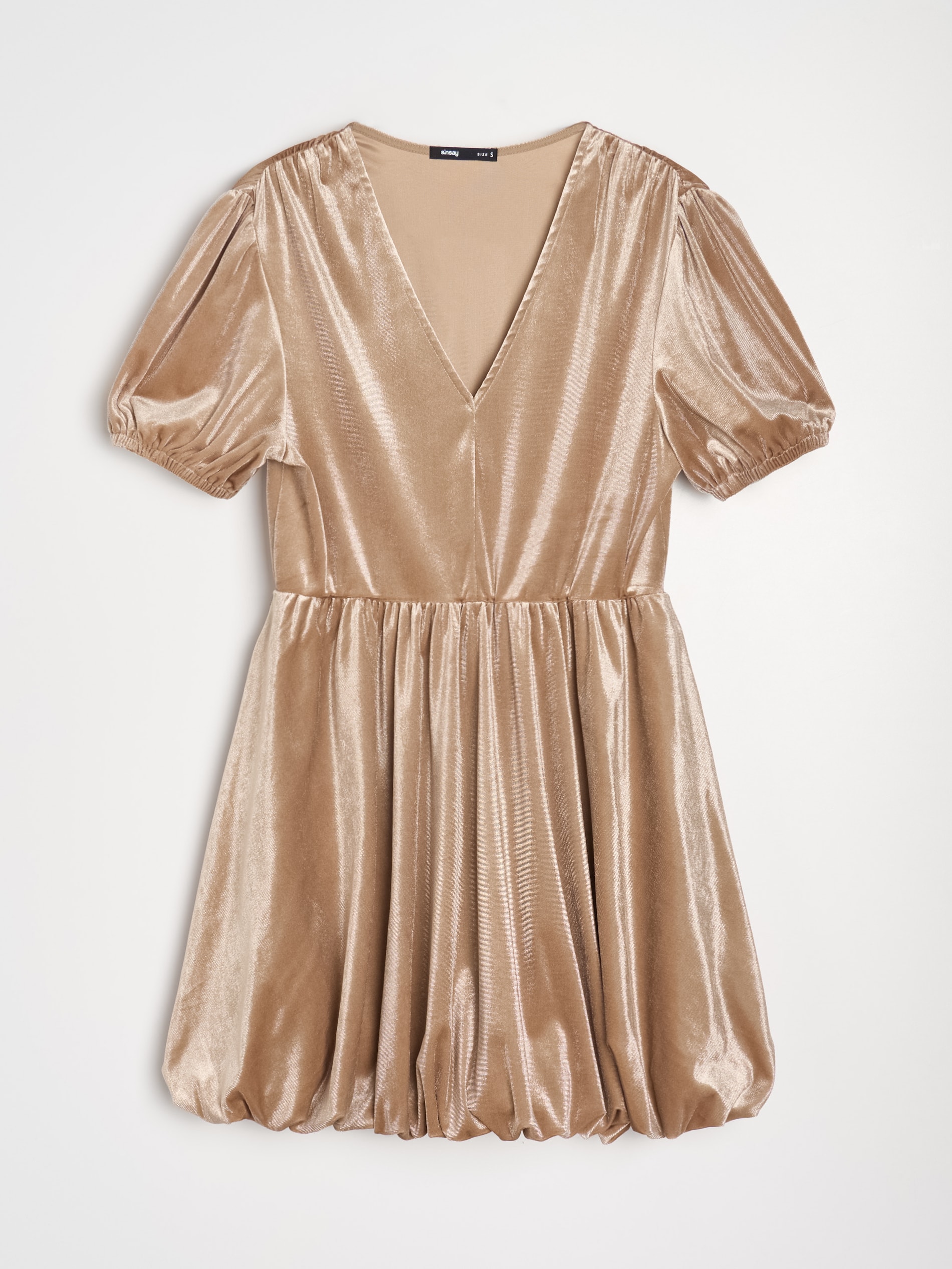 Sinsay - Φούστα μπαλόνι - χρυσο φωτογραφία