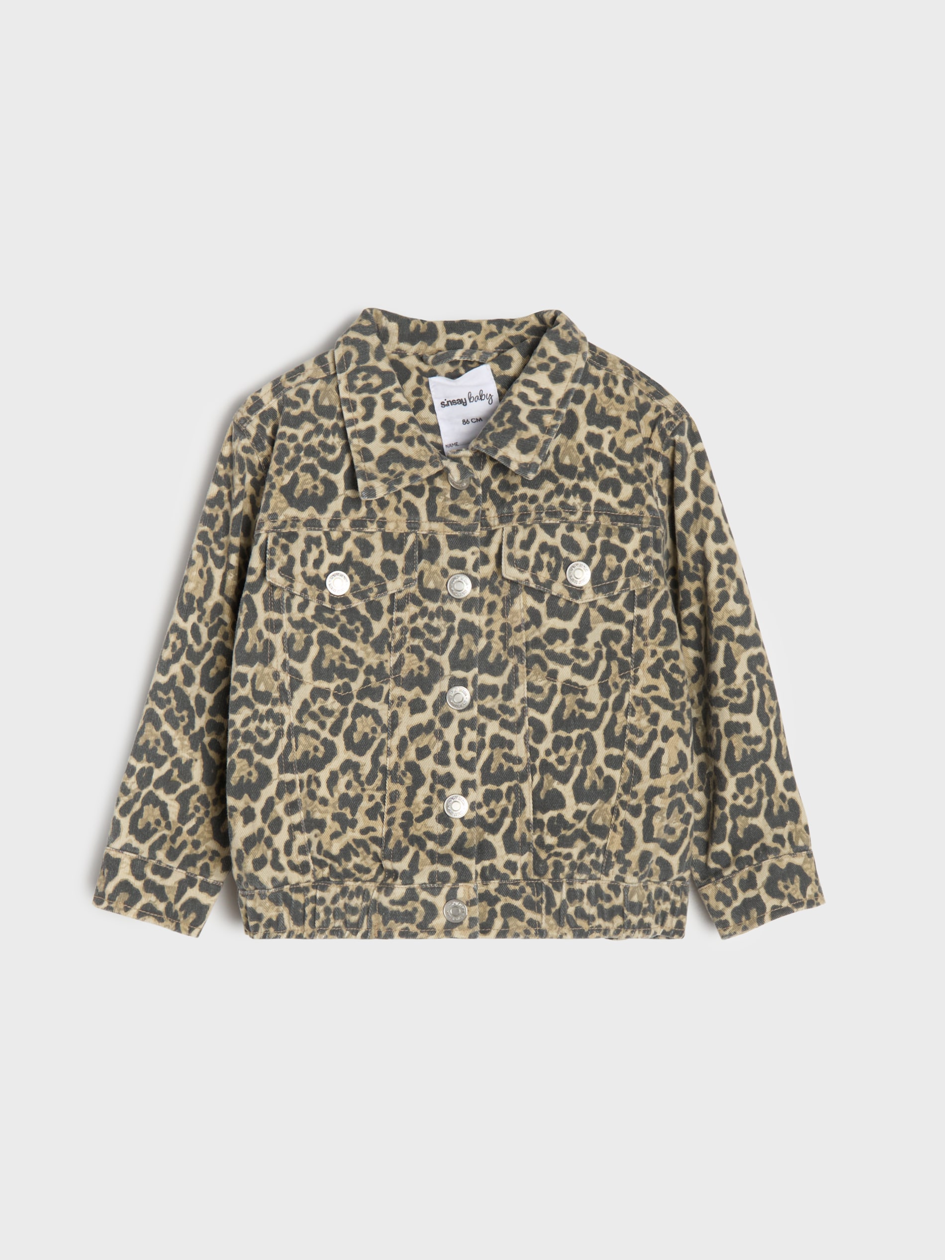 Sinsay - Kurtka katana w panterkę - wielobarwny