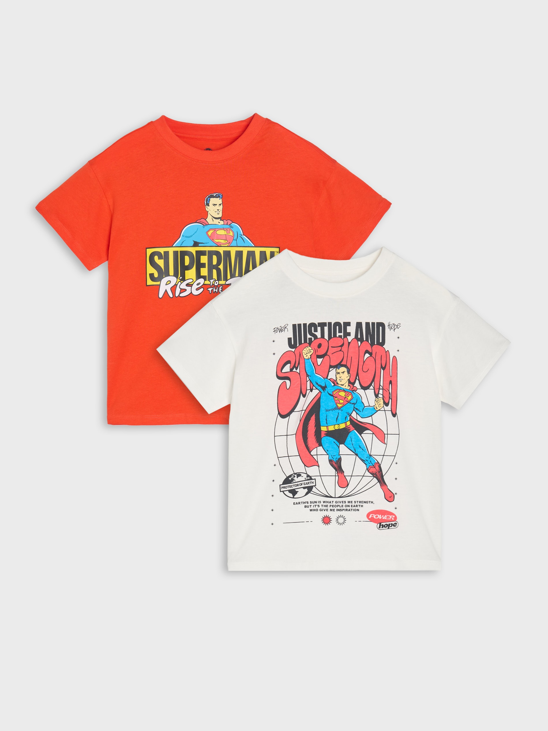 Sinsay - Koszulki 2 pack Superman - wielobarwny