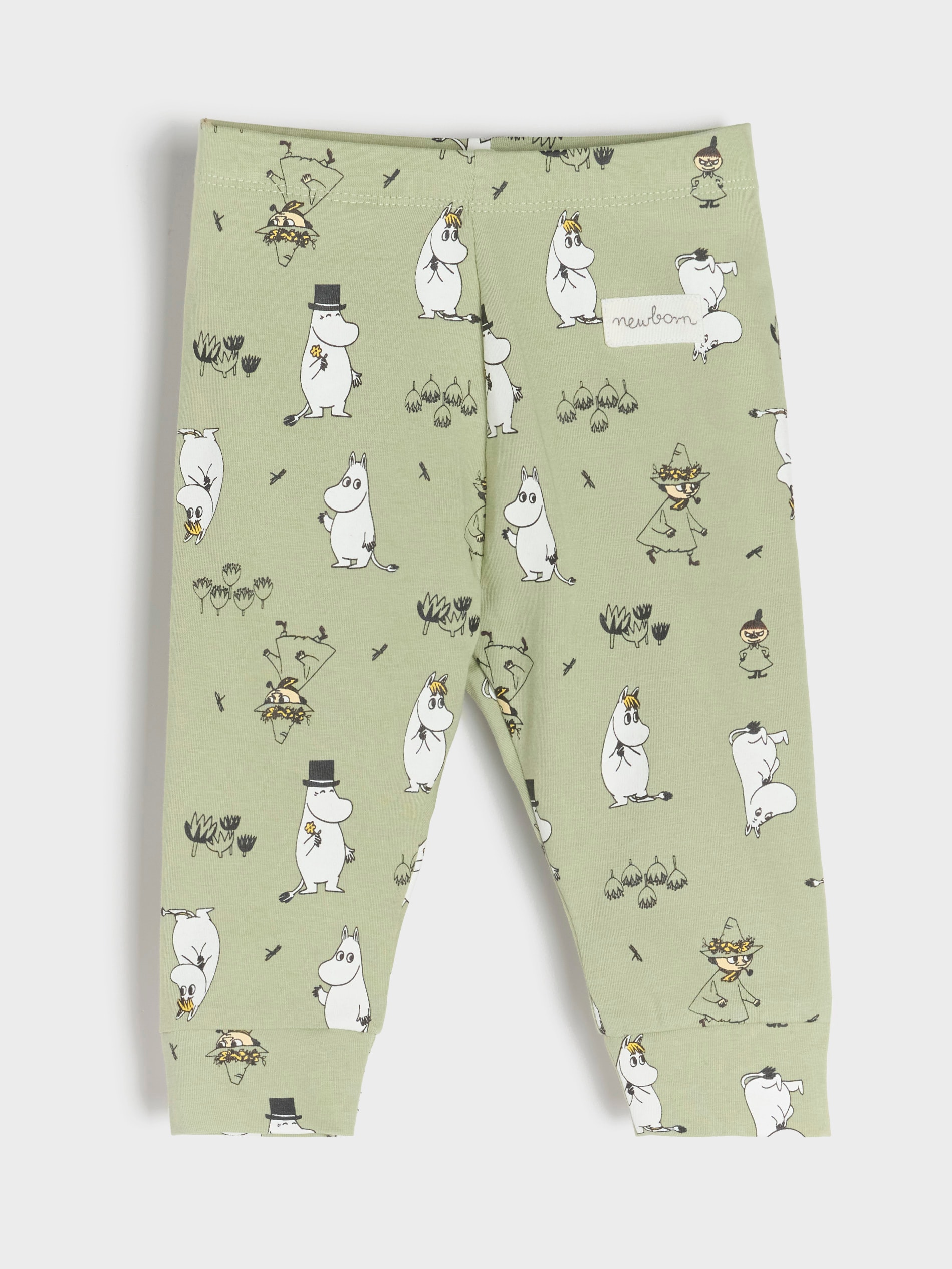 Sinsay - Legginsy Muminki - zielony