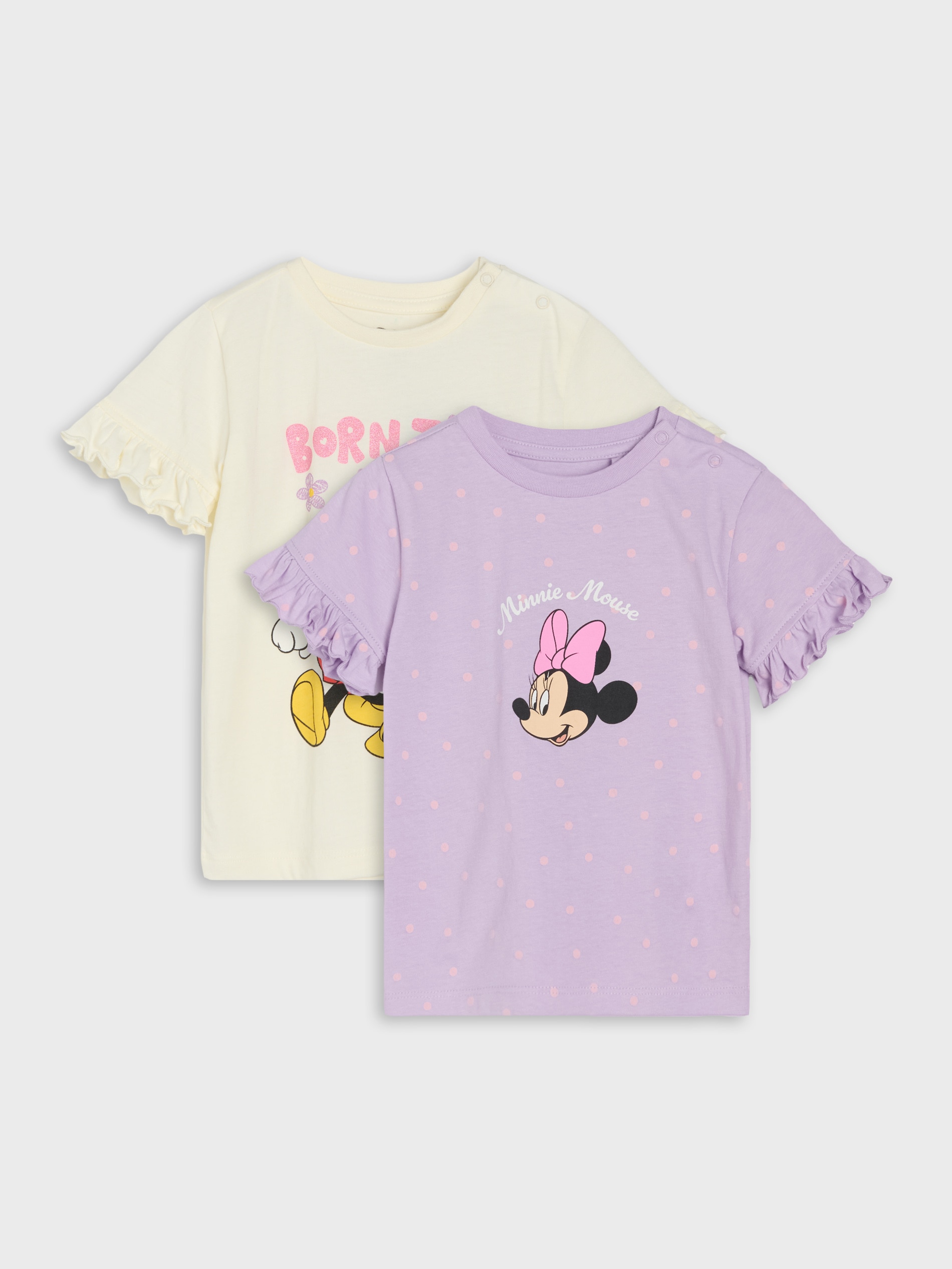Bawełniane koszulki z nadrukiem 2 pack Minnie Mouse