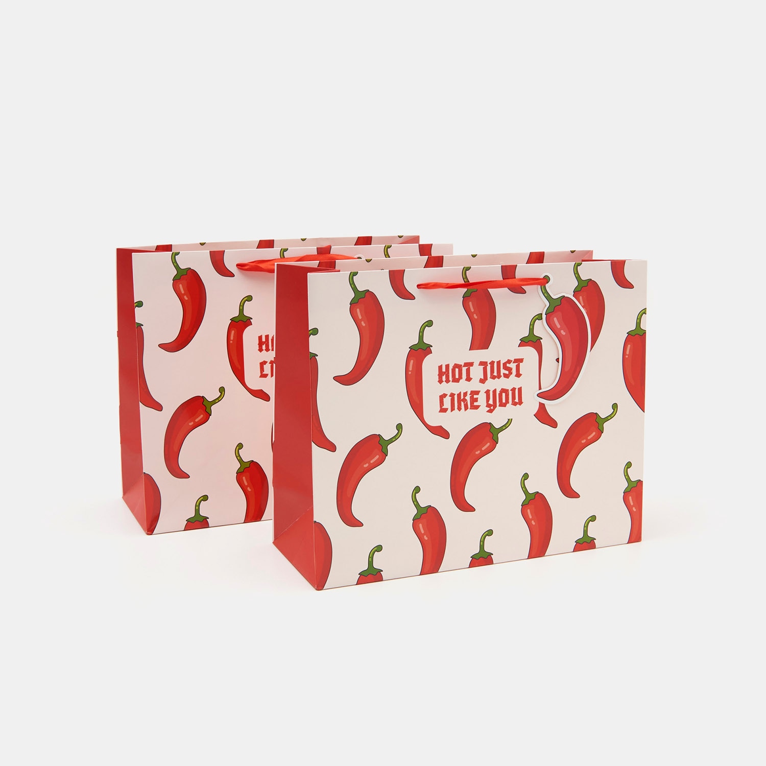 E-shop Sinsay - Súprava 2 darčekových tašiek - Červená