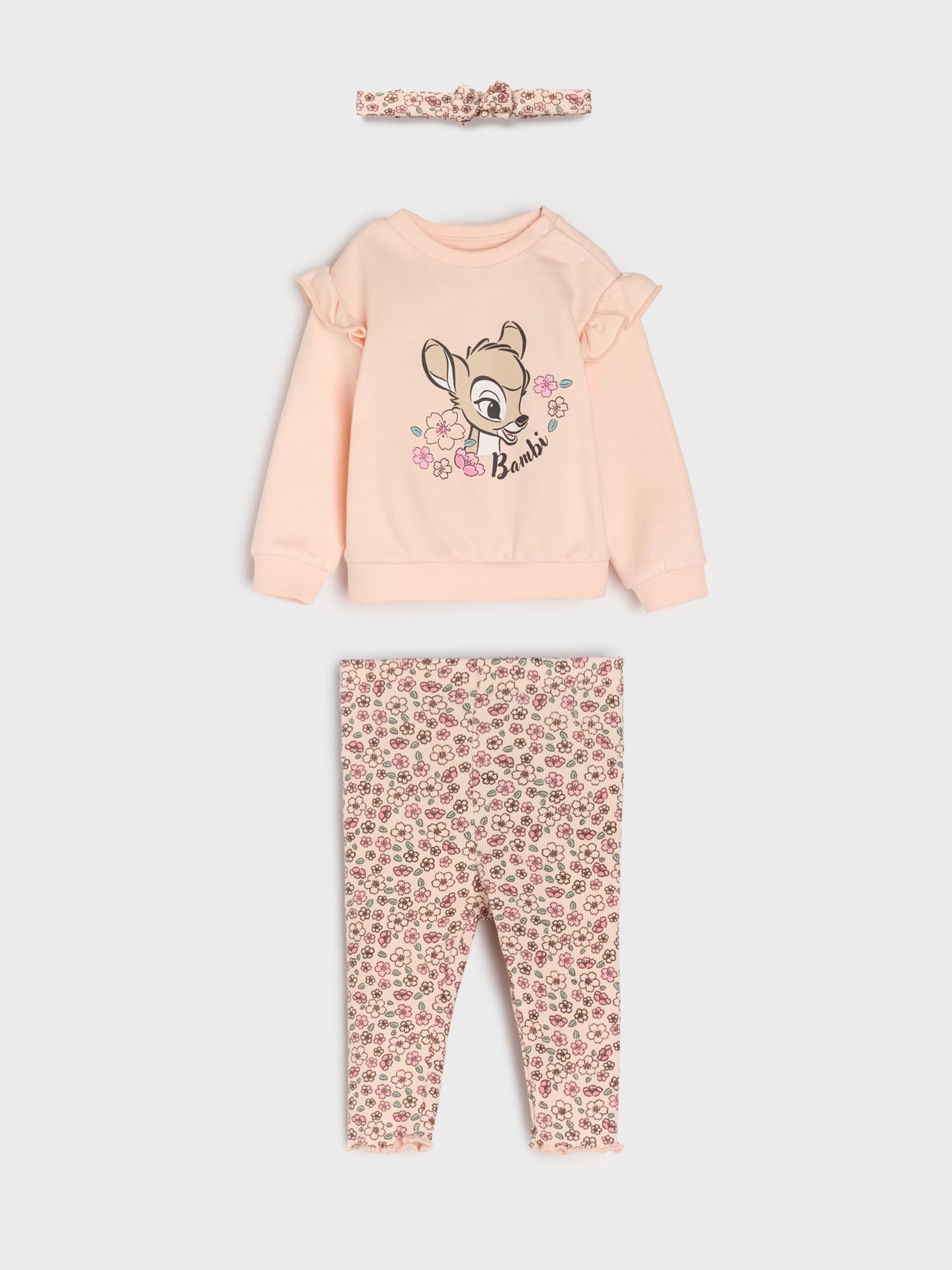 Sinsay - Komplet dzianinowy Bambi - różowy