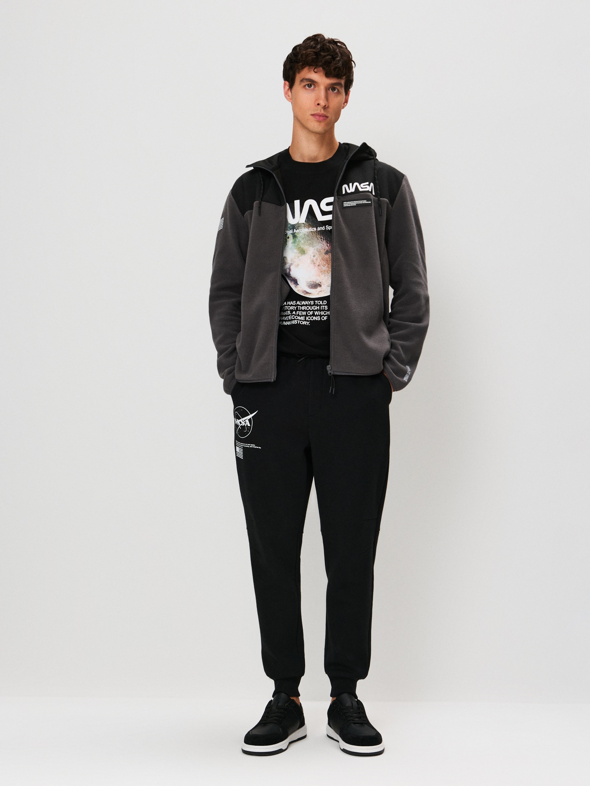 Sinsay - Φούτερ NASA - σκουρο γκρι φωτογραφία