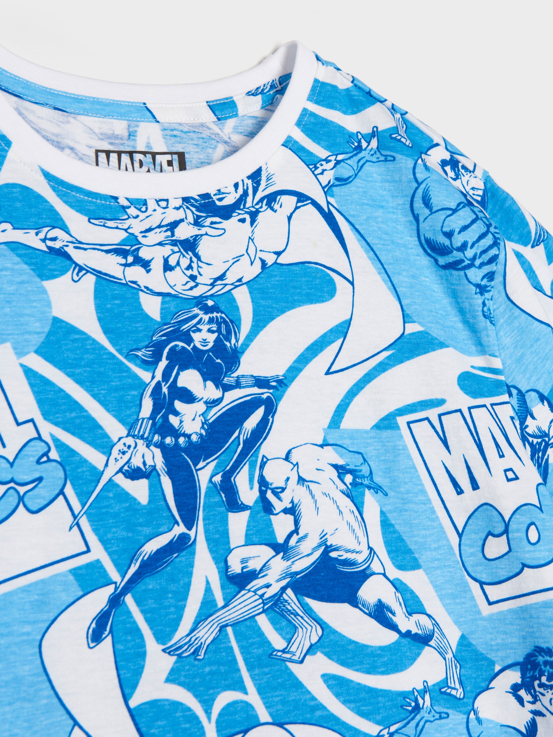 Sinsay - Tricou Marvel - Light Blue