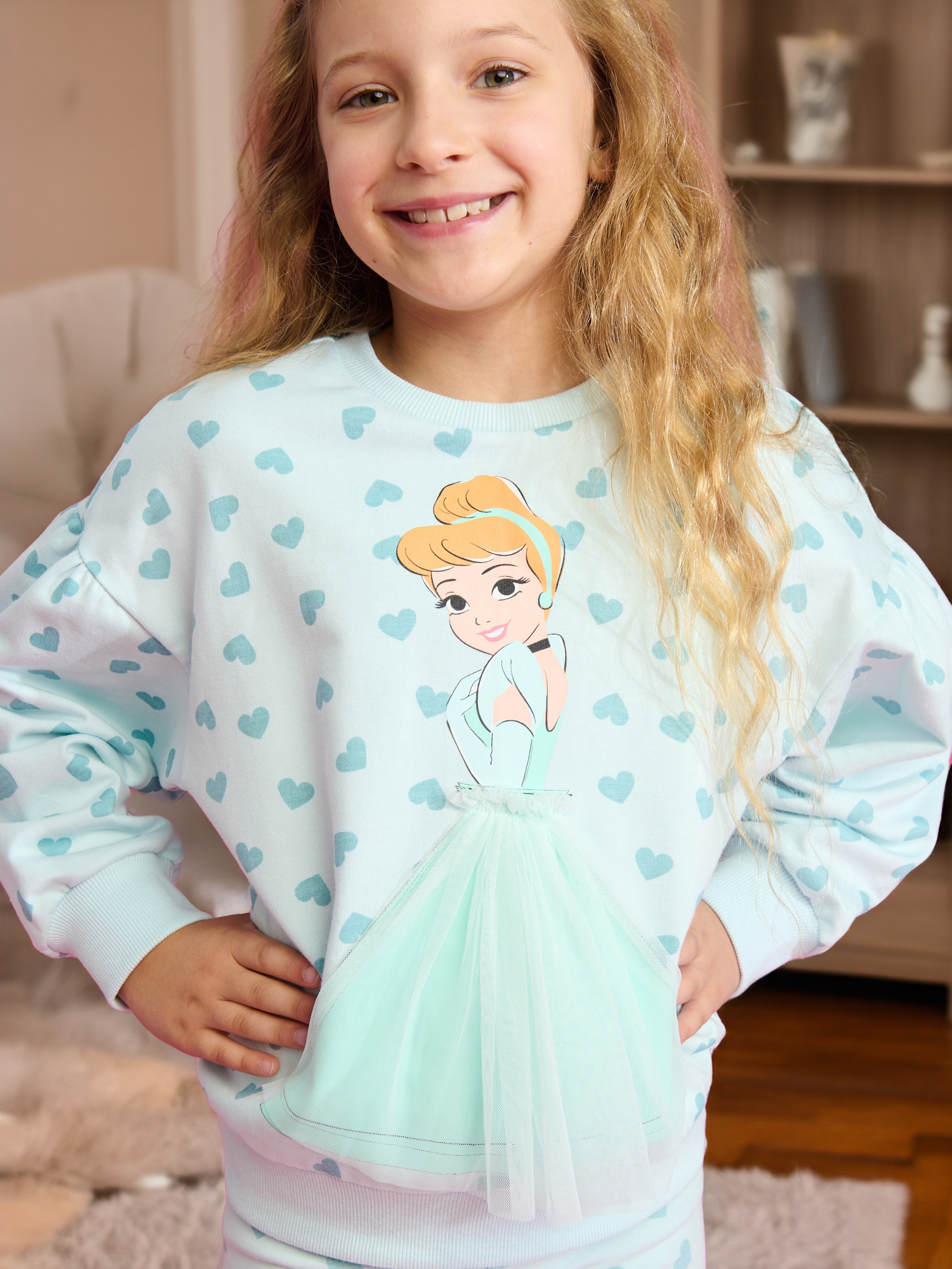 Sinsay - Bluza Disney - błękitny