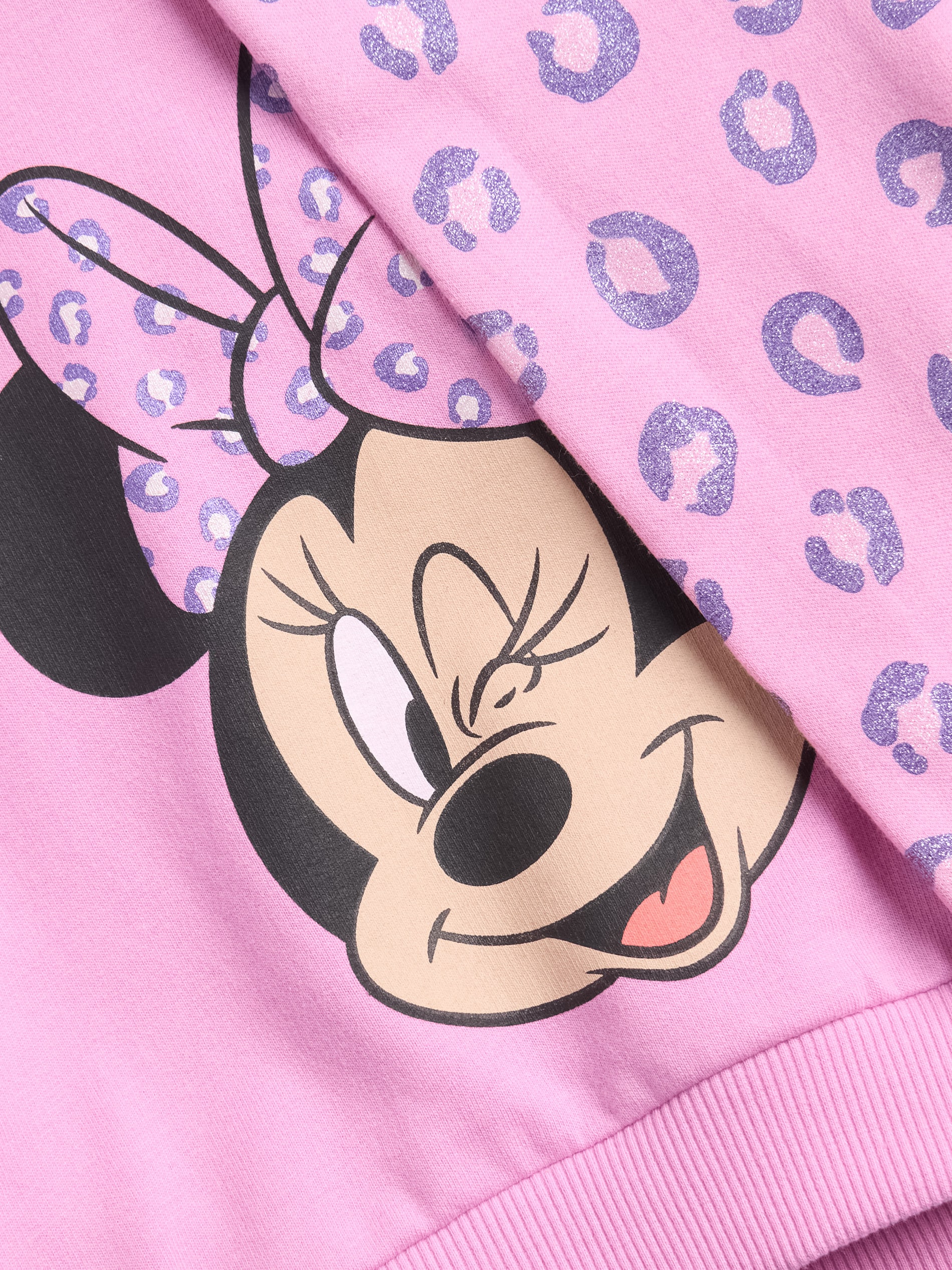 Sinsay - Komplet Od žerseja Minnie Mouse - Orhideja