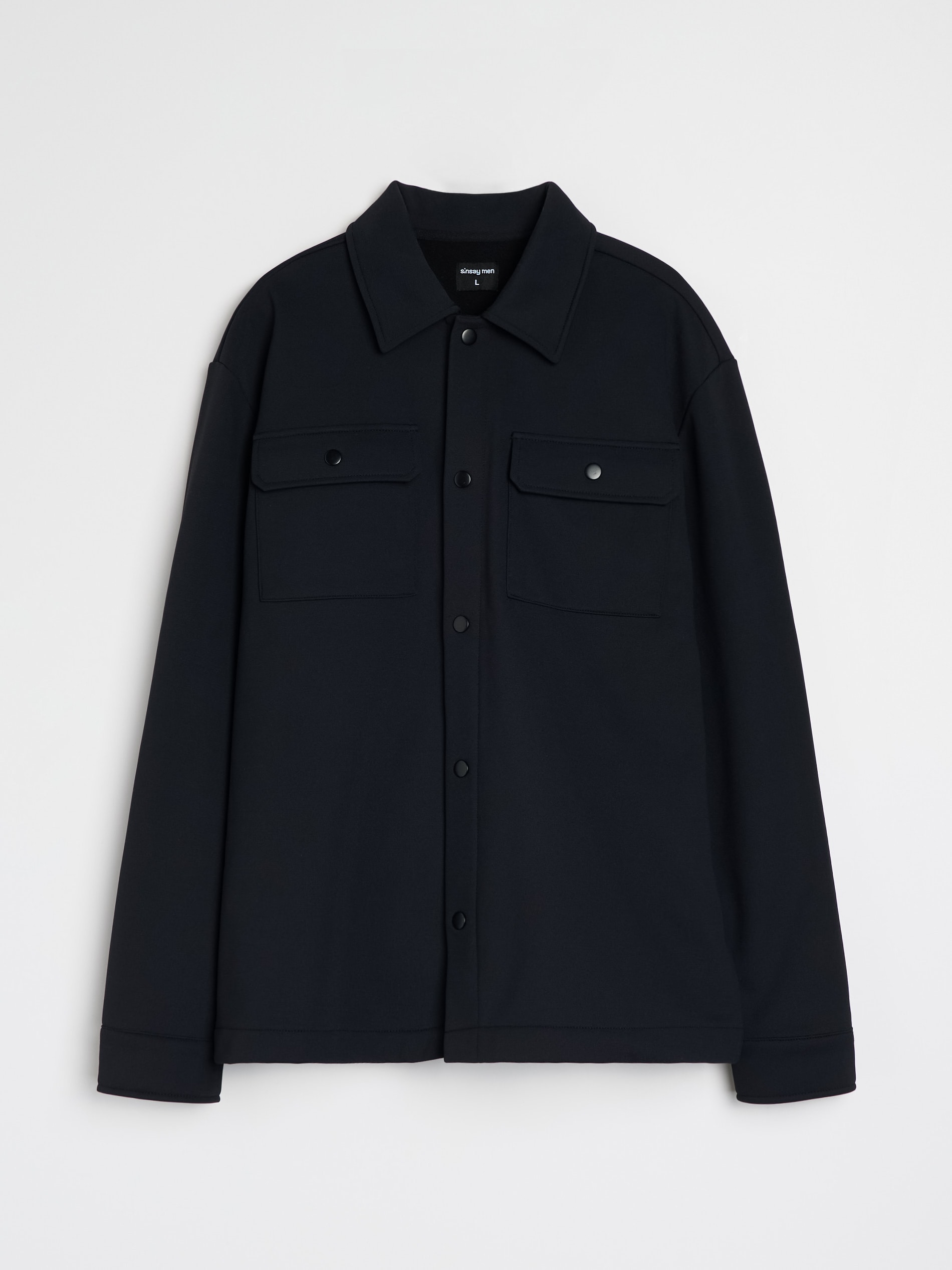 Sinsay - Φούτερ baseball - μαυρο φωτογραφία