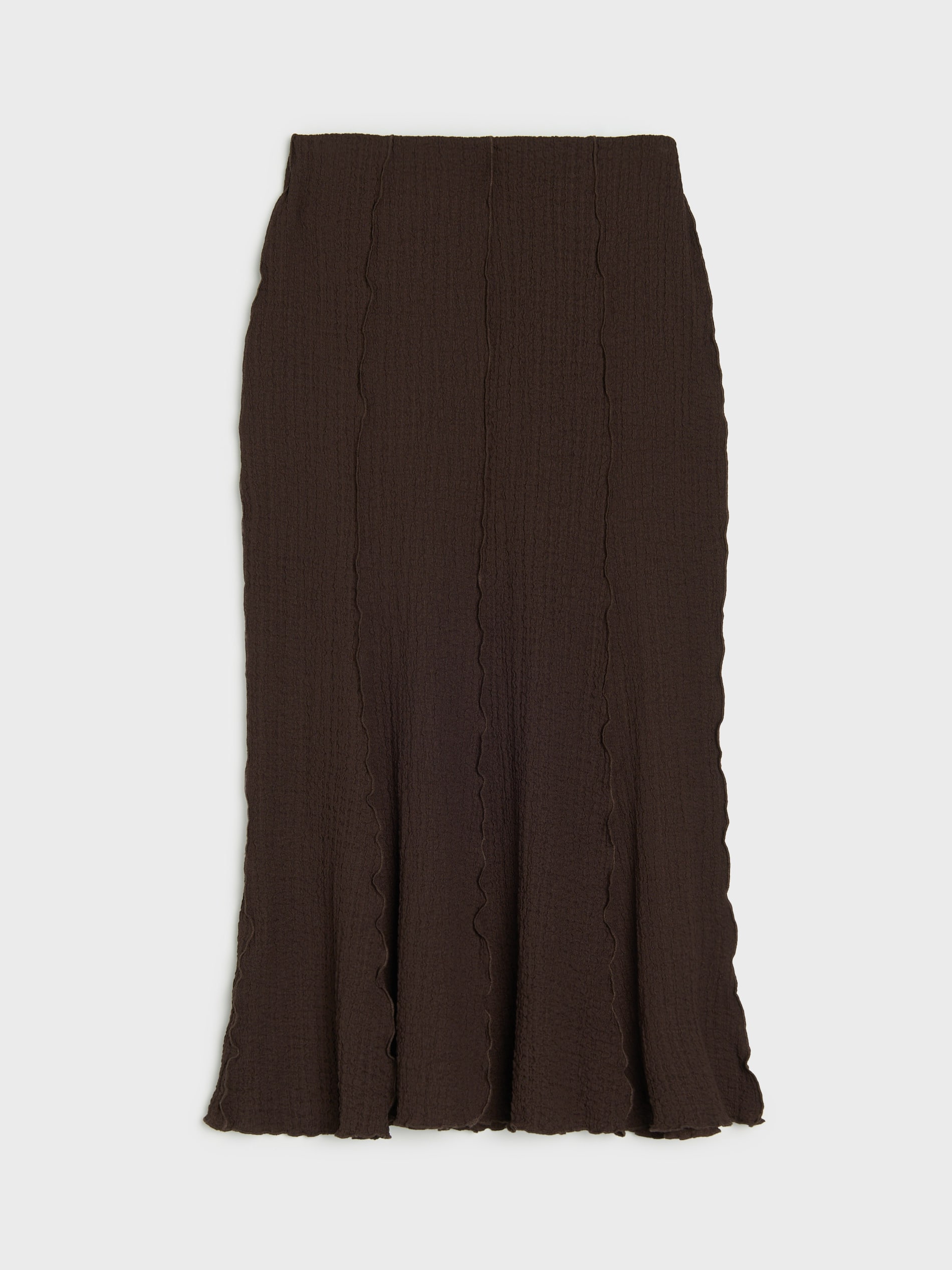 Sinsay - Midi φούστα - καφέ φωτογραφία