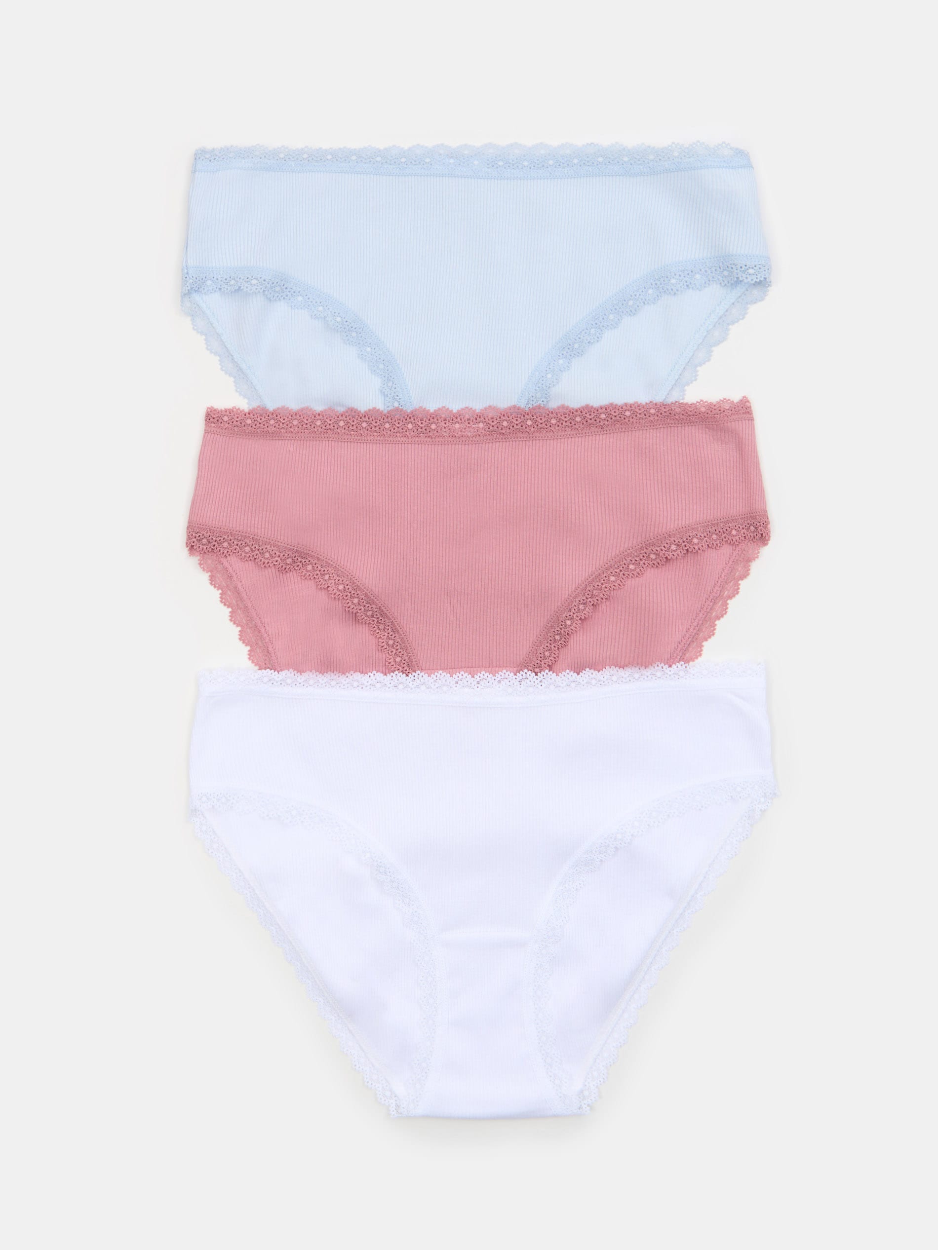 Sinsay - Bawełniane figi 3 pack - wielobarwny