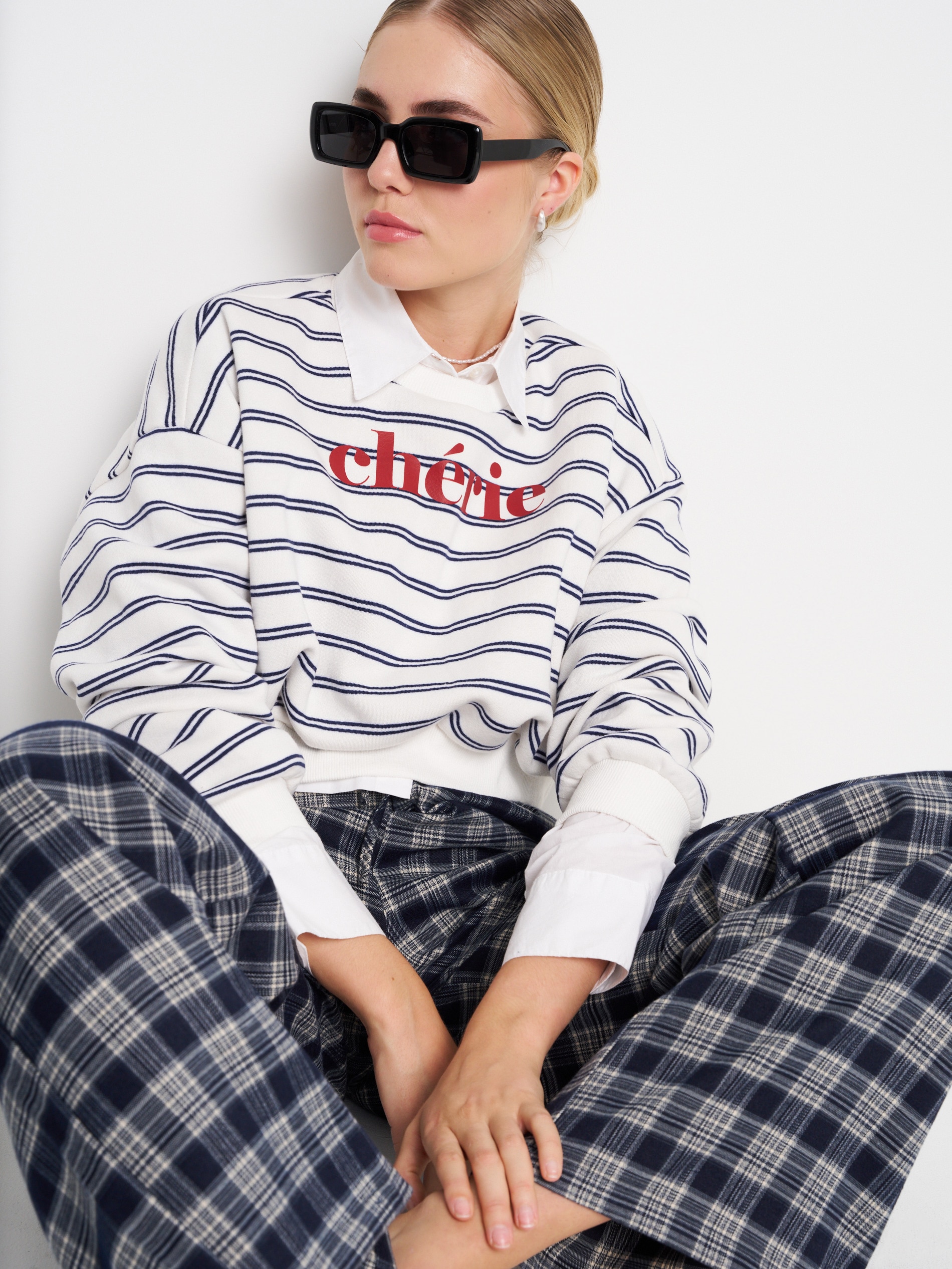 Sinsay - Ριγέ φούτερ - πολυχρωμο φωτογραφία