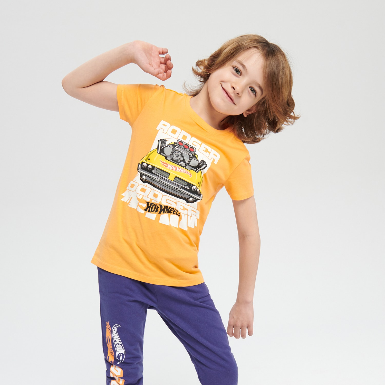 Sinsay - Tricou Hot Wheels - Oranj