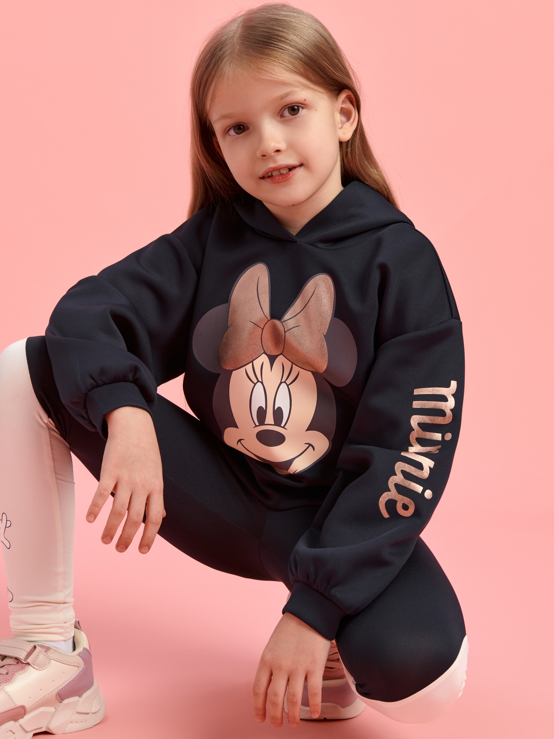 Sinsay - Minnie Mouse kapucnis felső - Tengerészkék termék 2. képe