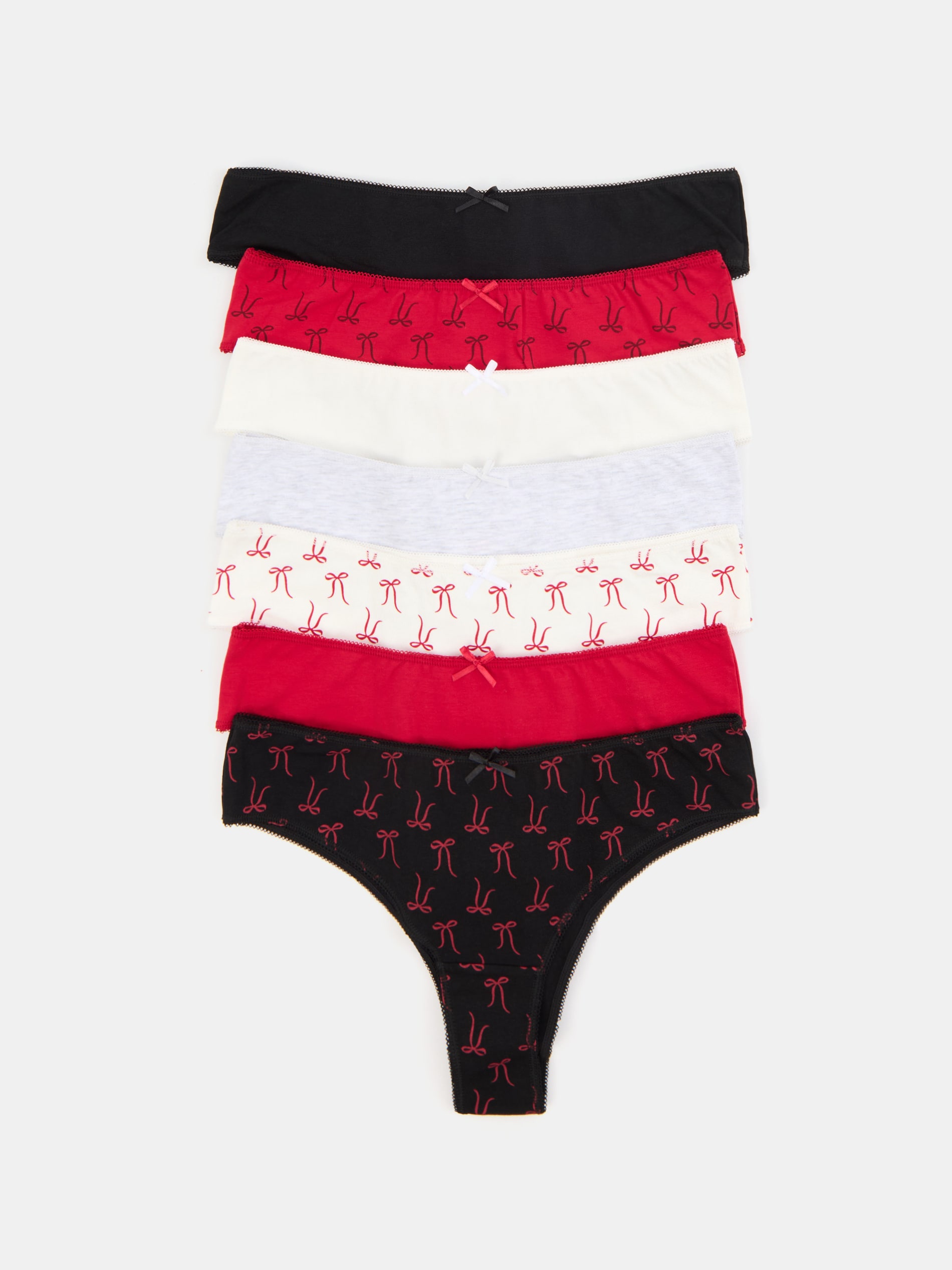 Sinsay - Majtki brazilian 7 pack - wielobarwny