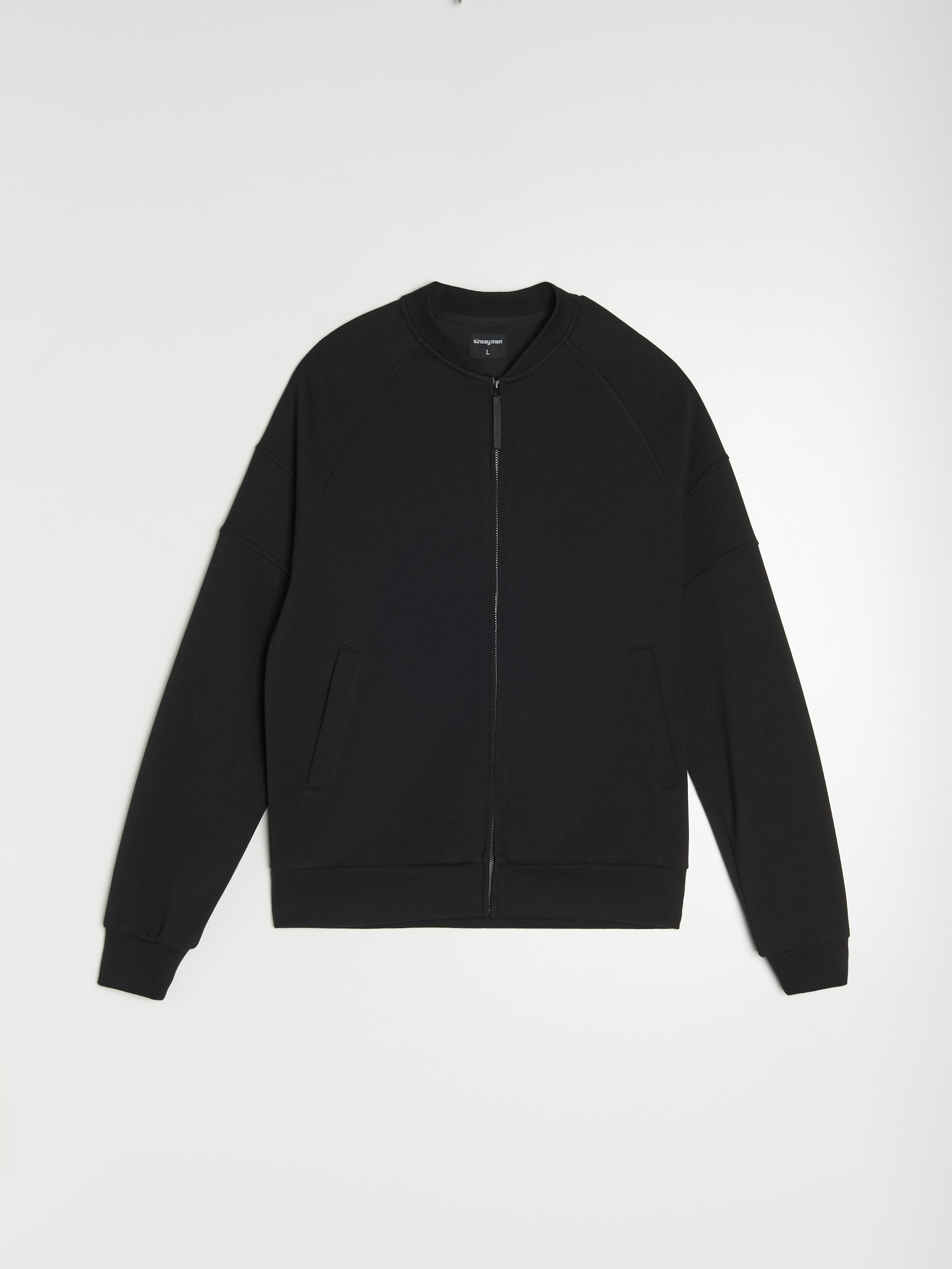 Sinsay - Φούτερ bomber - μαυρο φωτογραφία