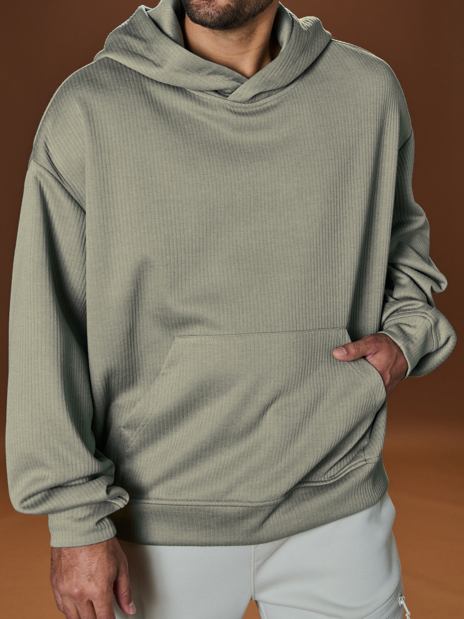 Sinsay - Bluza hoodie - zielony