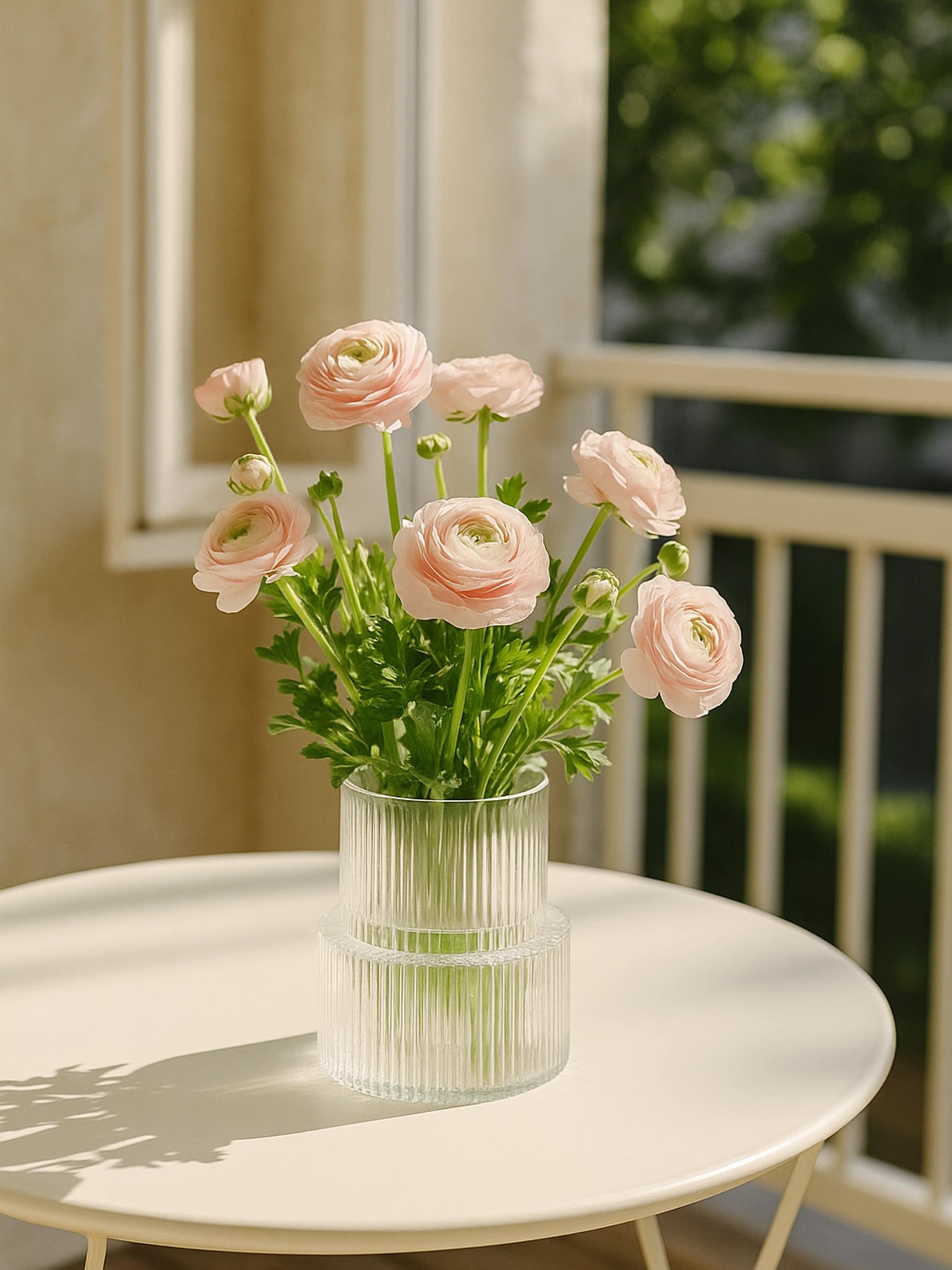 Sinsay - Βάζο με αυλακώσεις - clear φωτογραφία