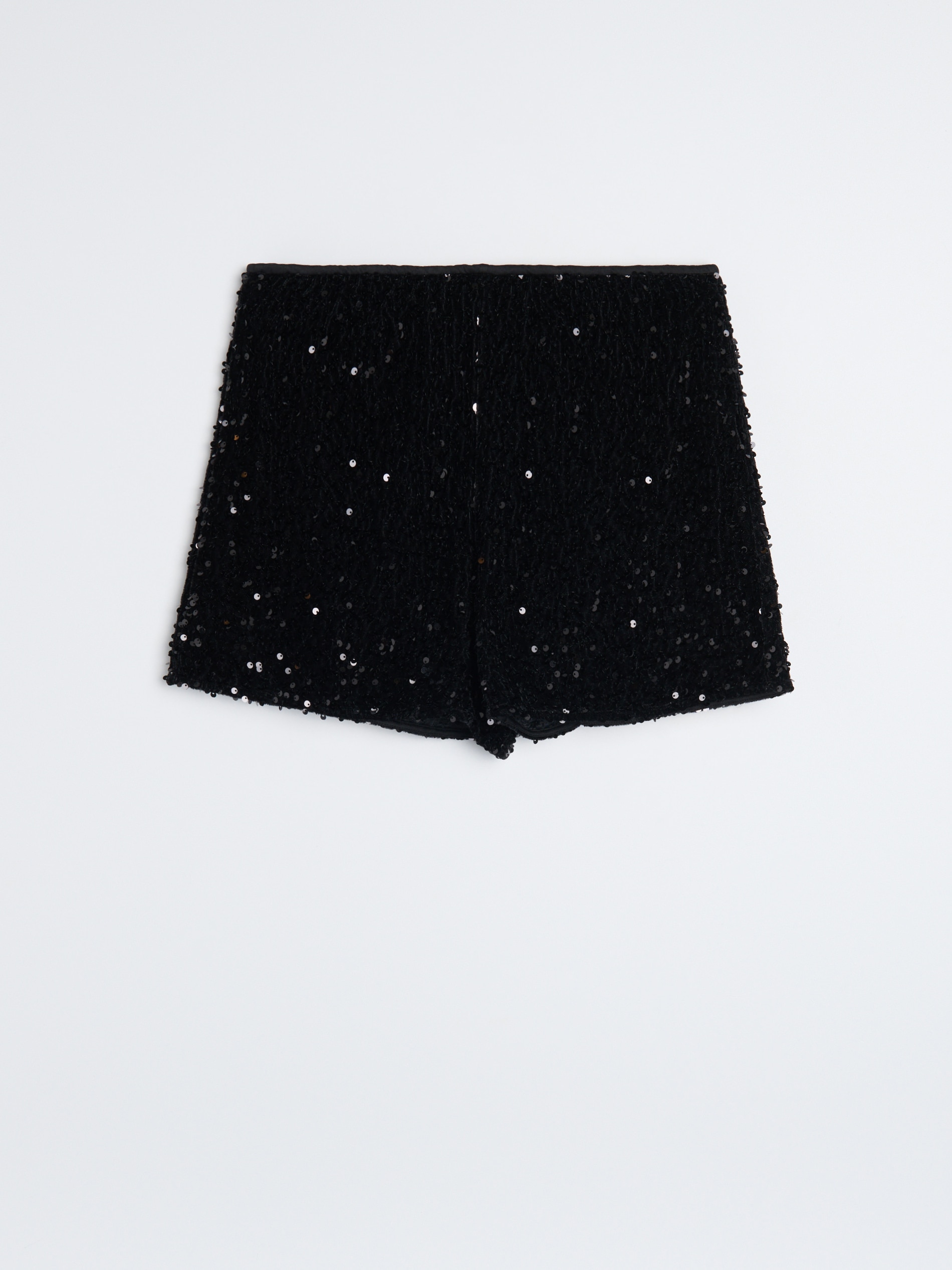 Sinsay - Σορτς με παγιέτες - μαυρο φωτογραφία