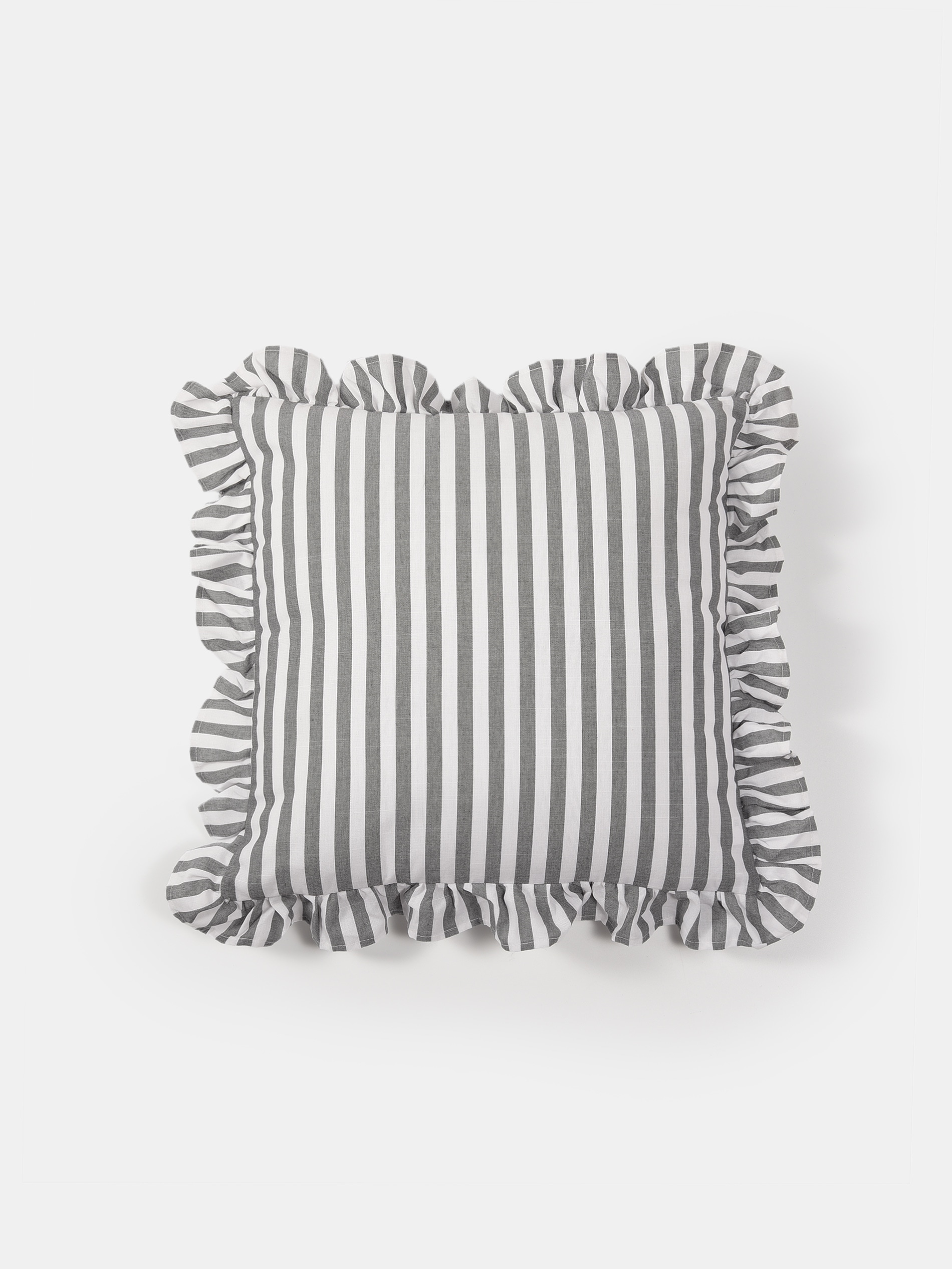 Sinsay - Διακοσμητικό μαξιλάρι με βολάν - ανοιχτό γκρι φωτογραφία