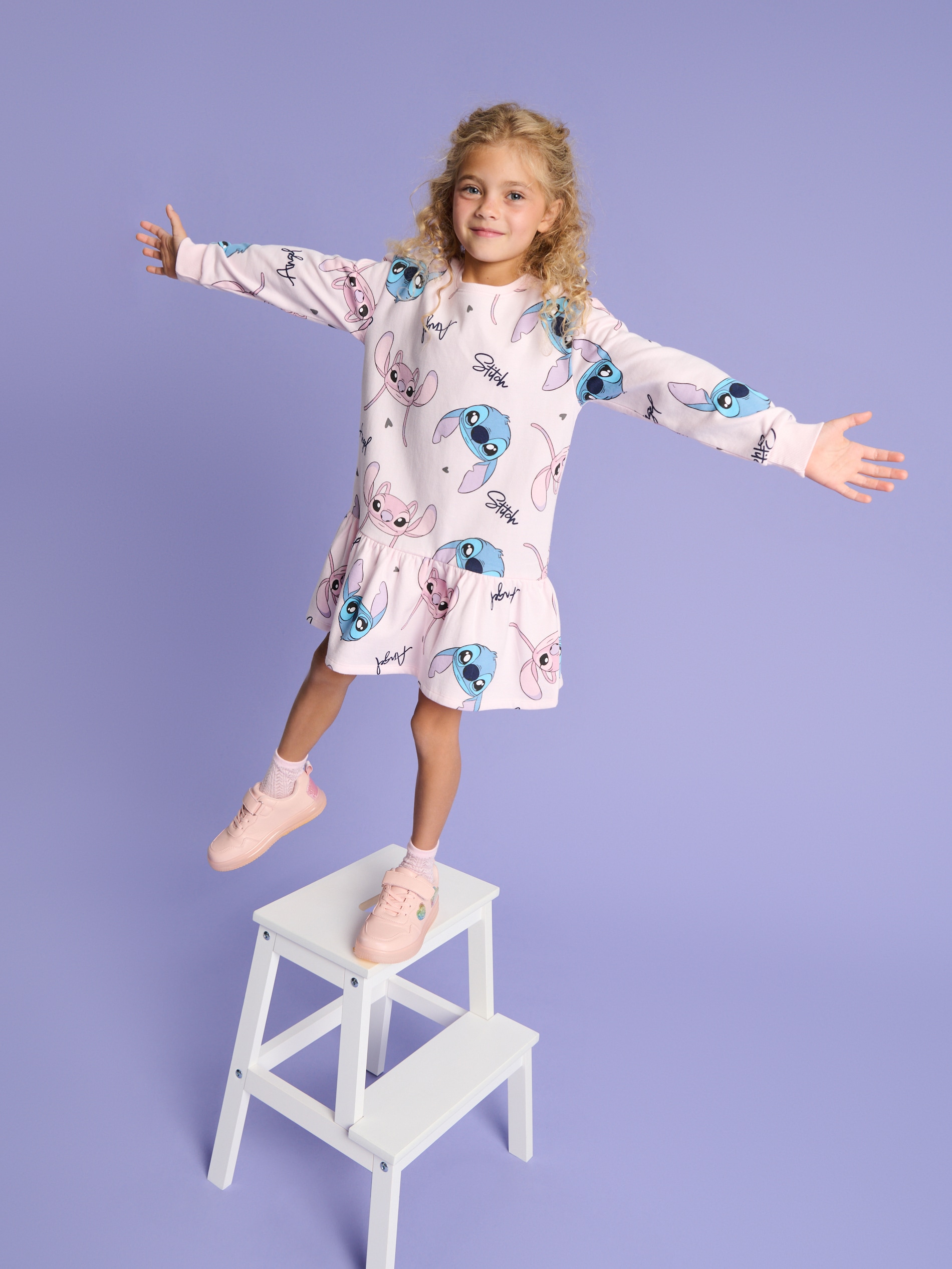 Sinsay - Sukienka Stitch - różowy