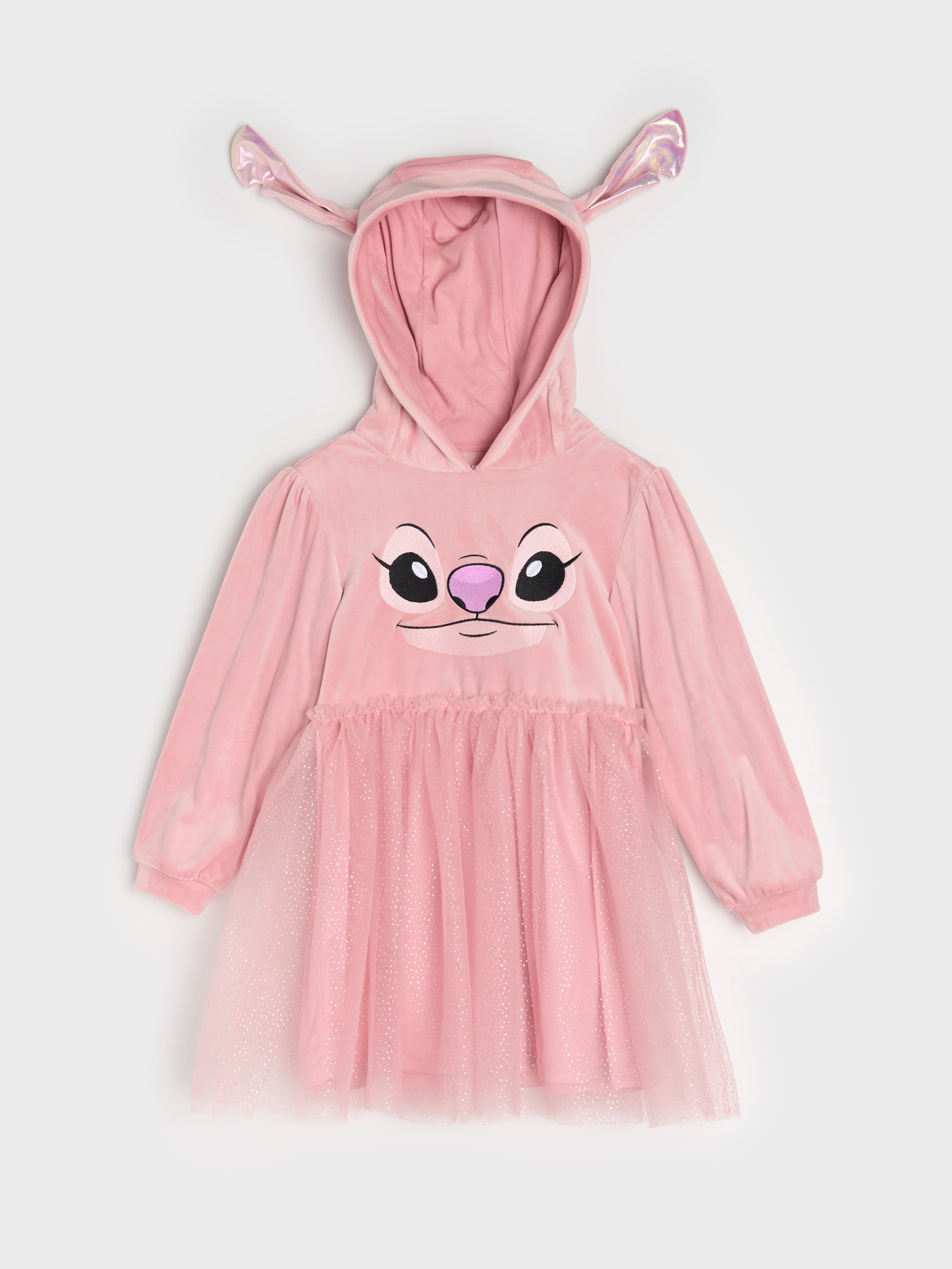 Sukienka dresowa z kapturem Stitch