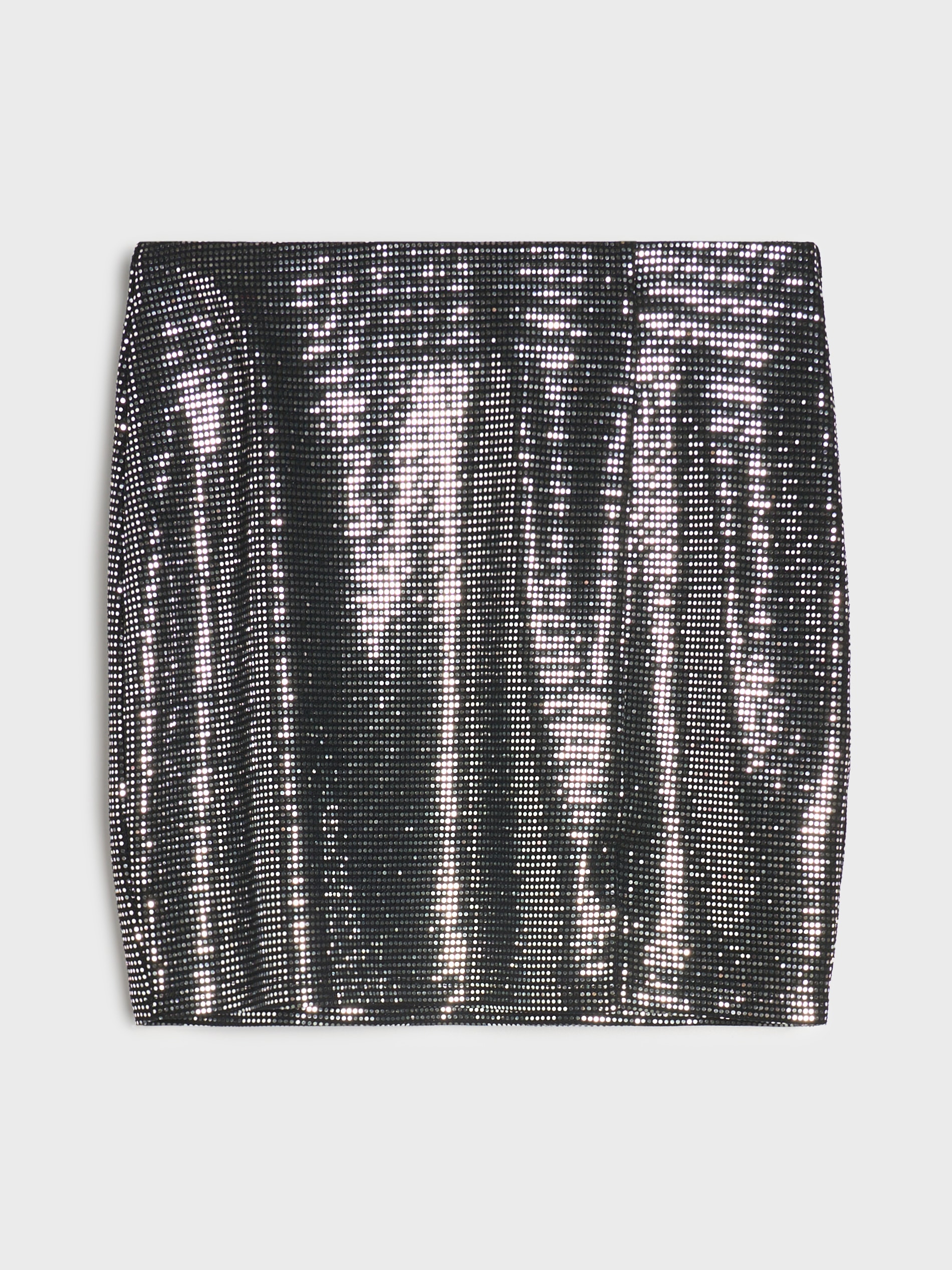 Sinsay - Mini φούστα - ασημι φωτογραφία