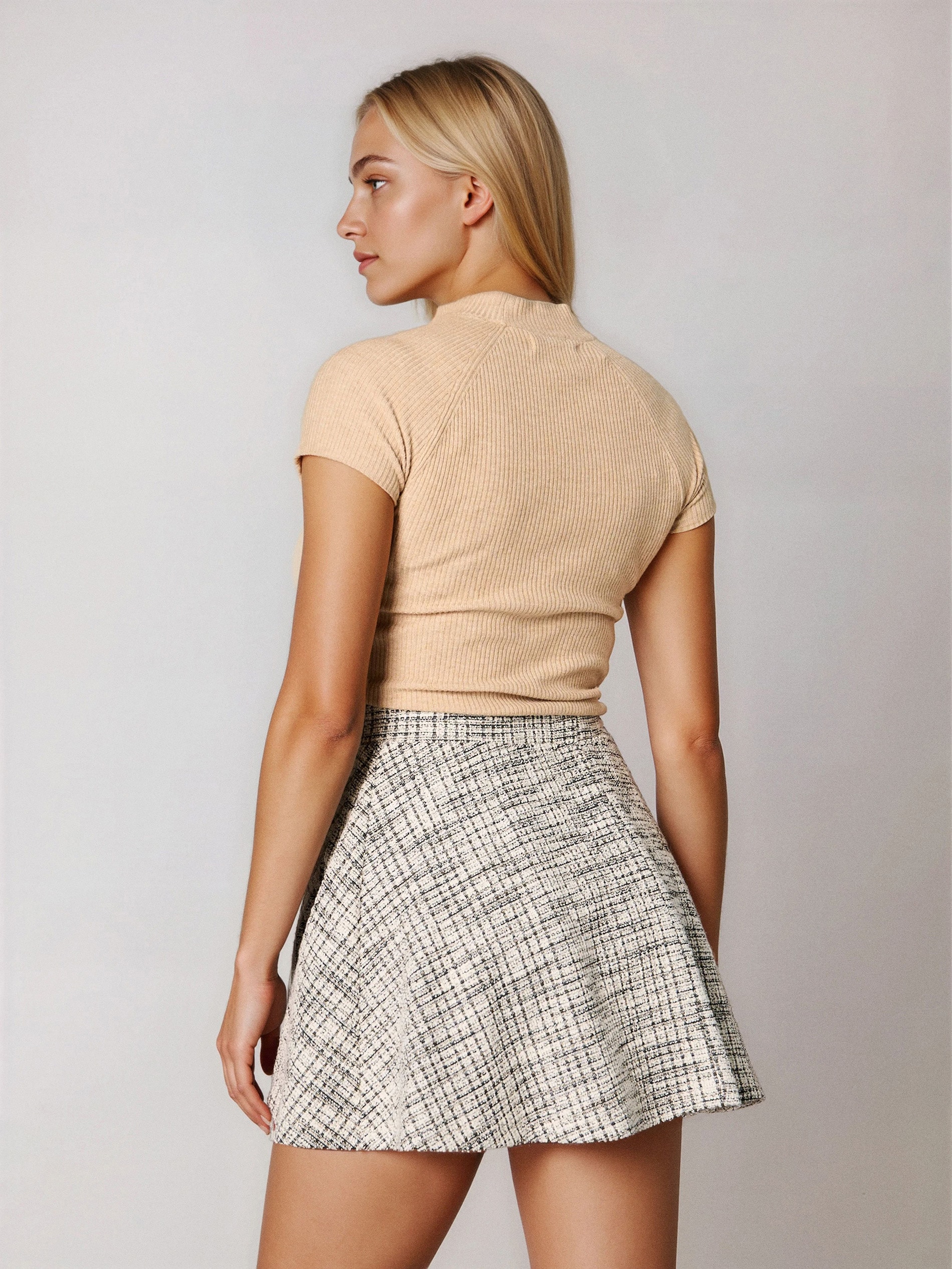 Sinsay - Καρό mini φούστα - πολυχρωμο φωτογραφία