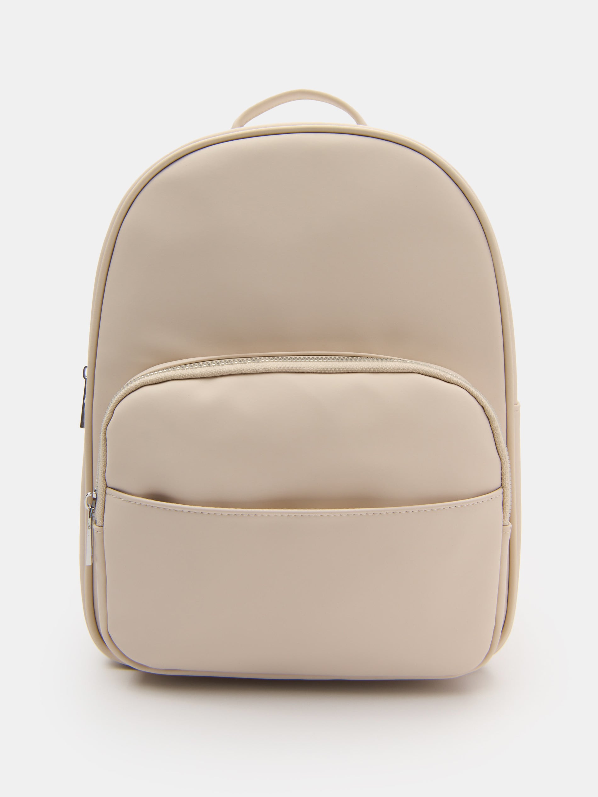 Sinsay - Plecak z imitacji skóry - beżowy