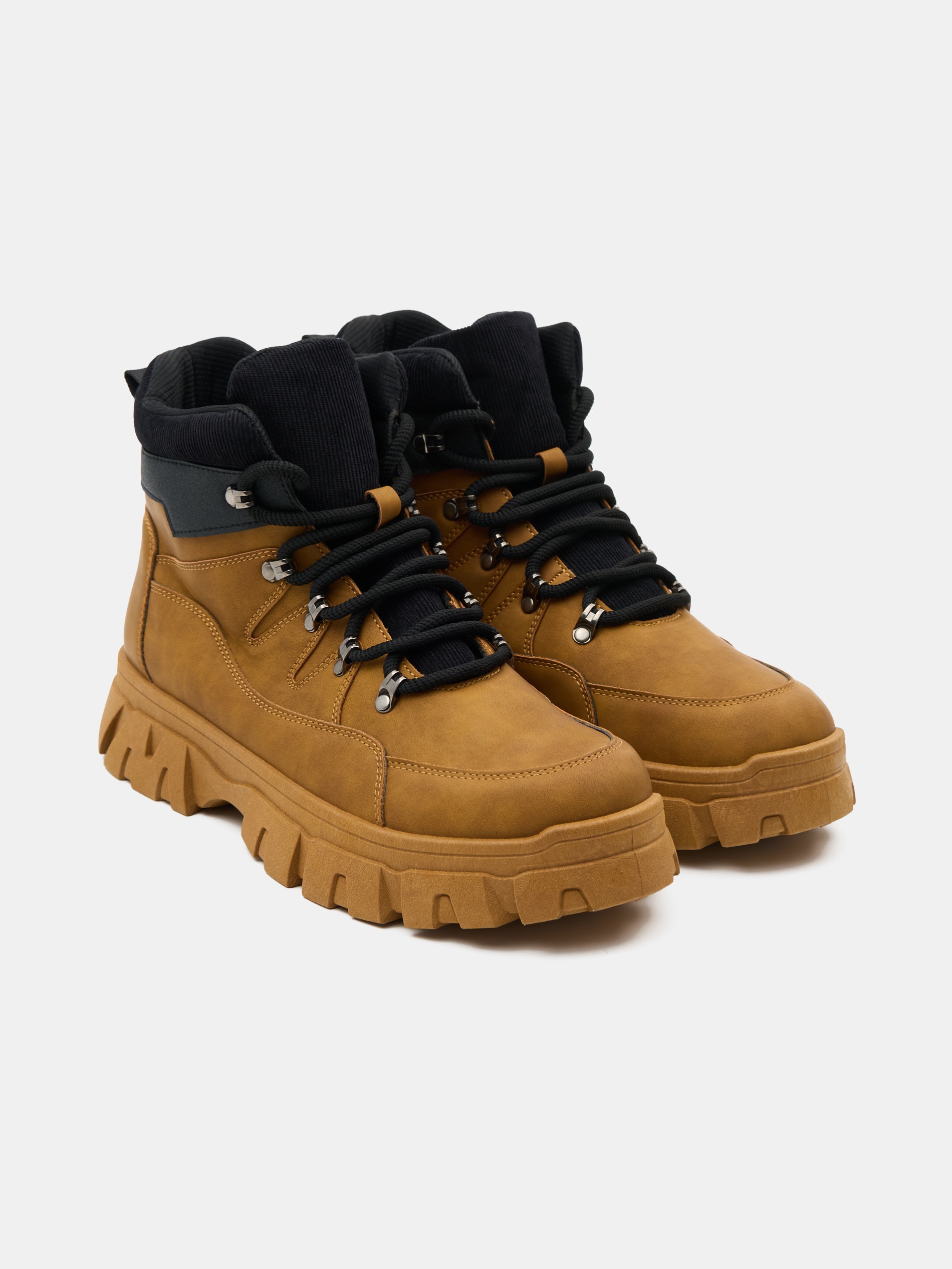 Sinsay - Μποτάκια πεζοπορίας μέχρι τον αστράγαλο - χρυσο-καφε φωτογραφία